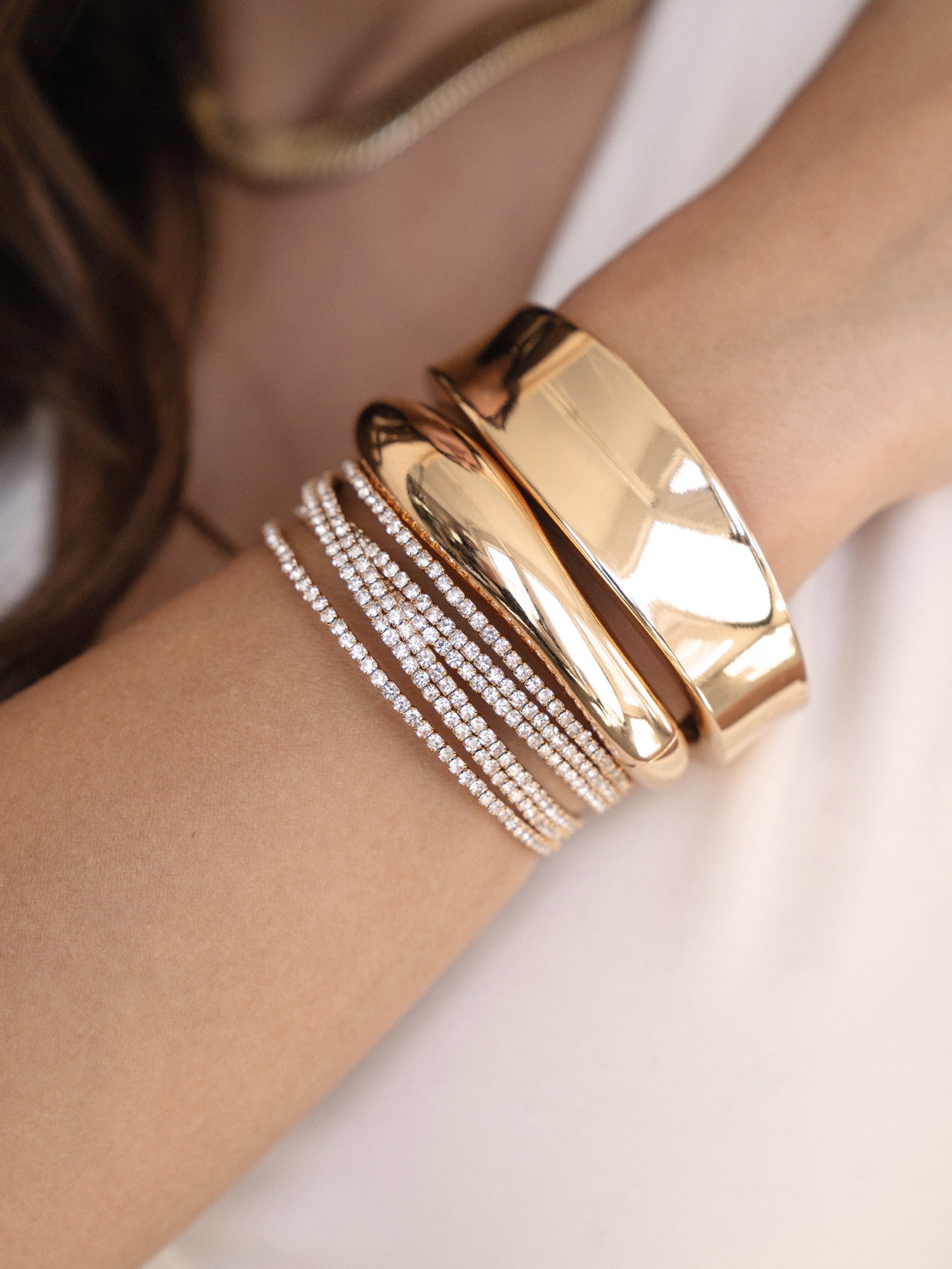 Squared Shine Bangle