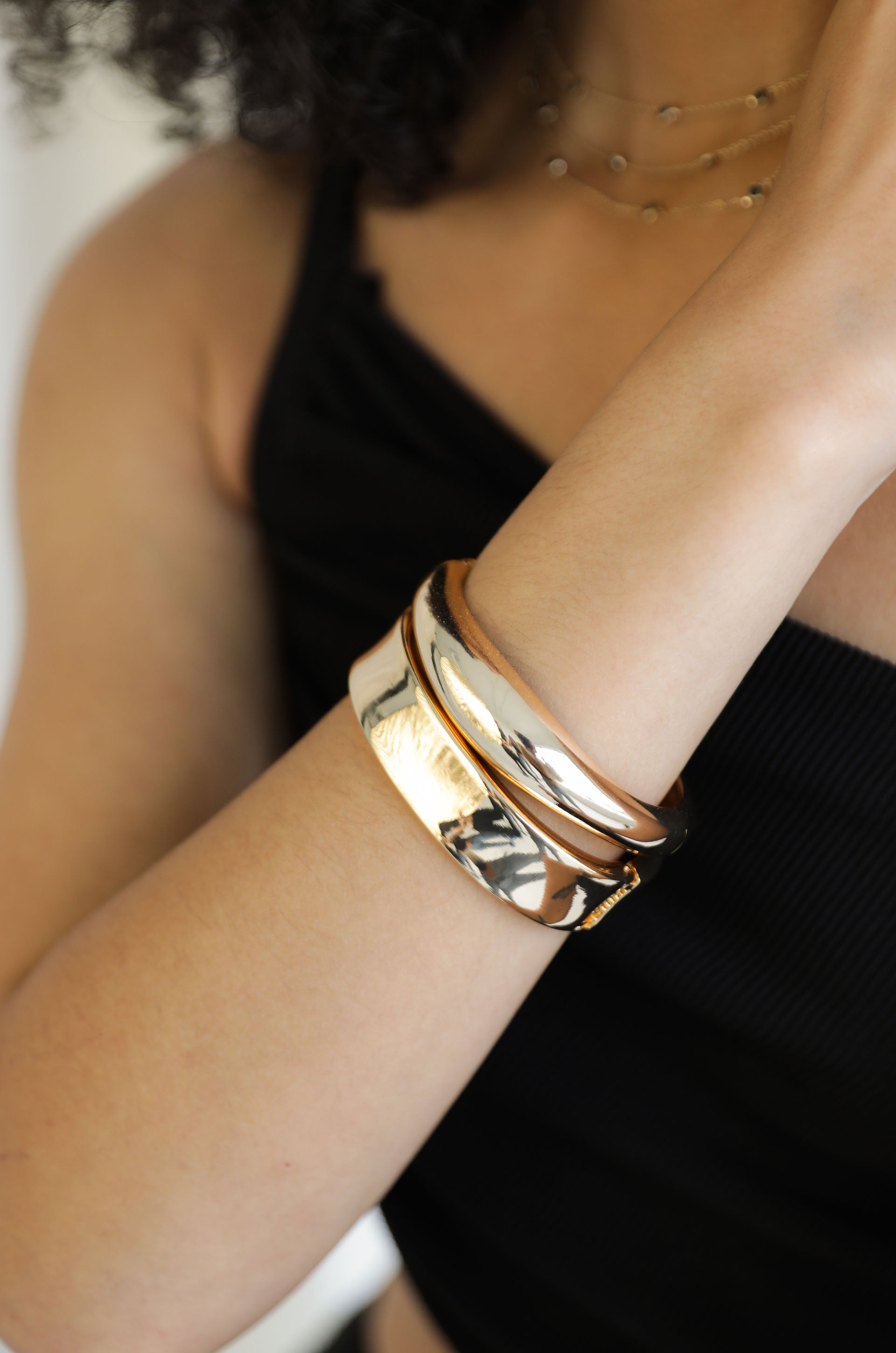 Squared Shine Bangle