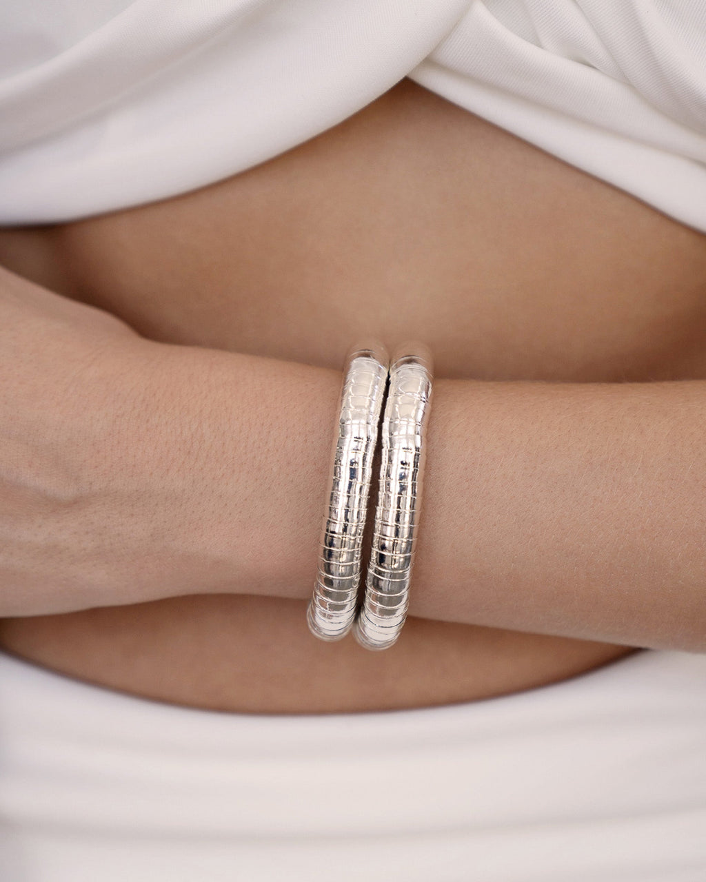 Liquid Gold Stretch Bracelet Set