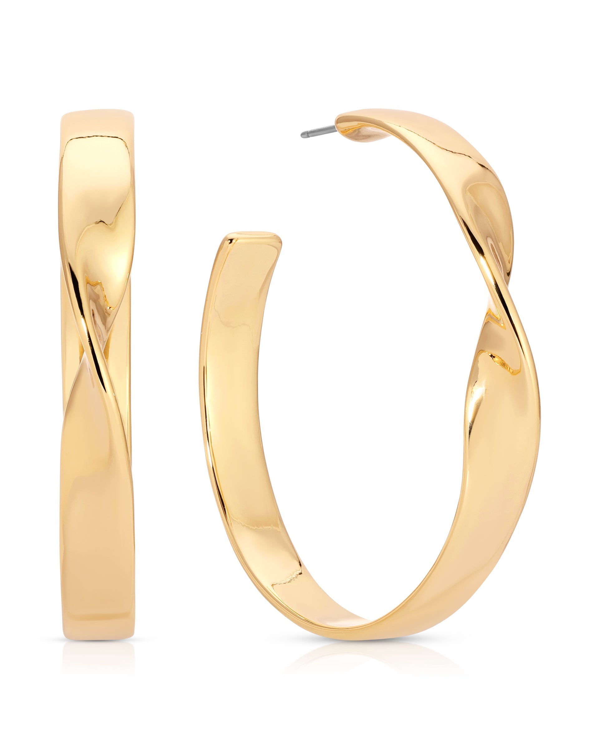 Heirloom Twist Large Hoops