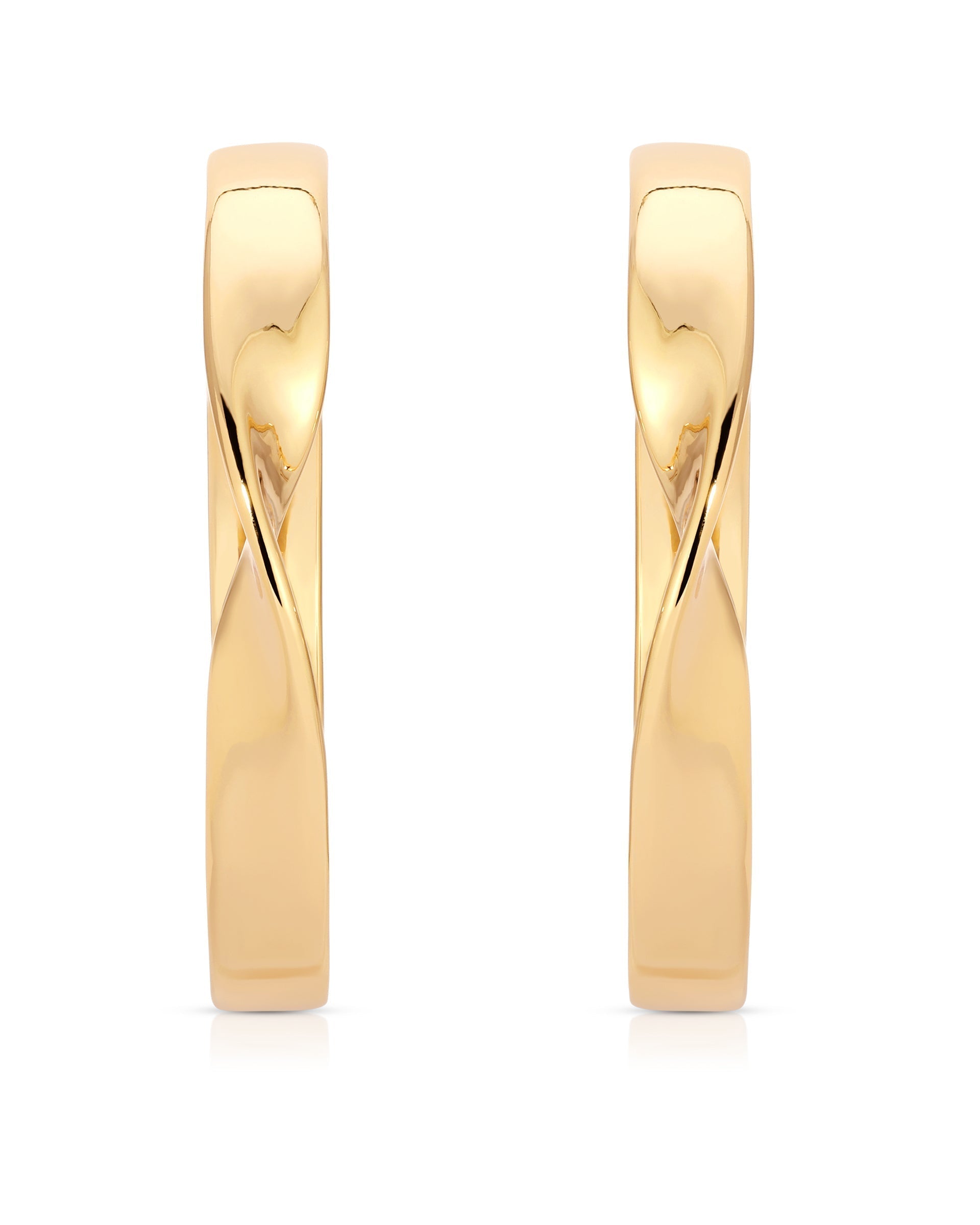 Heirloom Twist Large Hoops