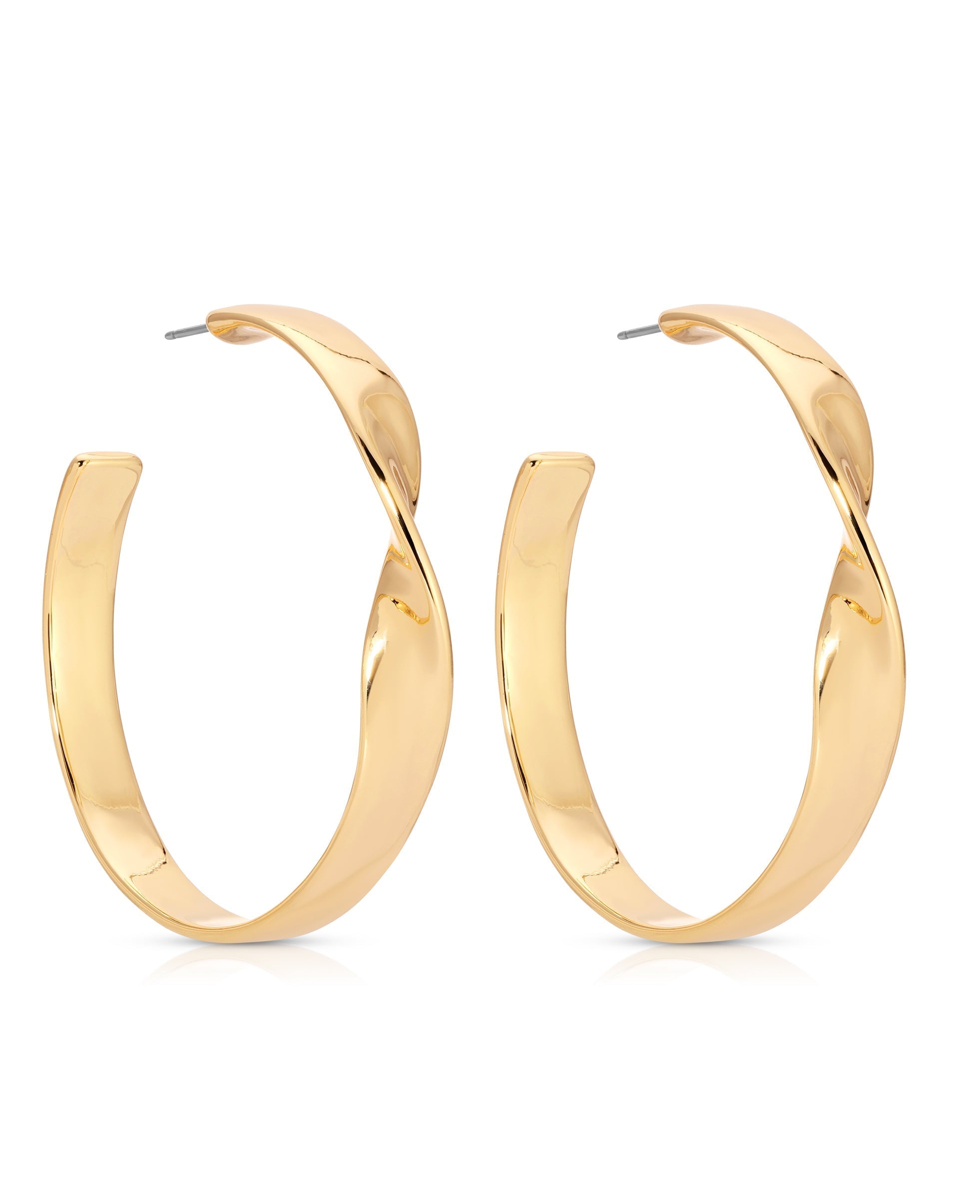 Heirloom Twist Large Hoops