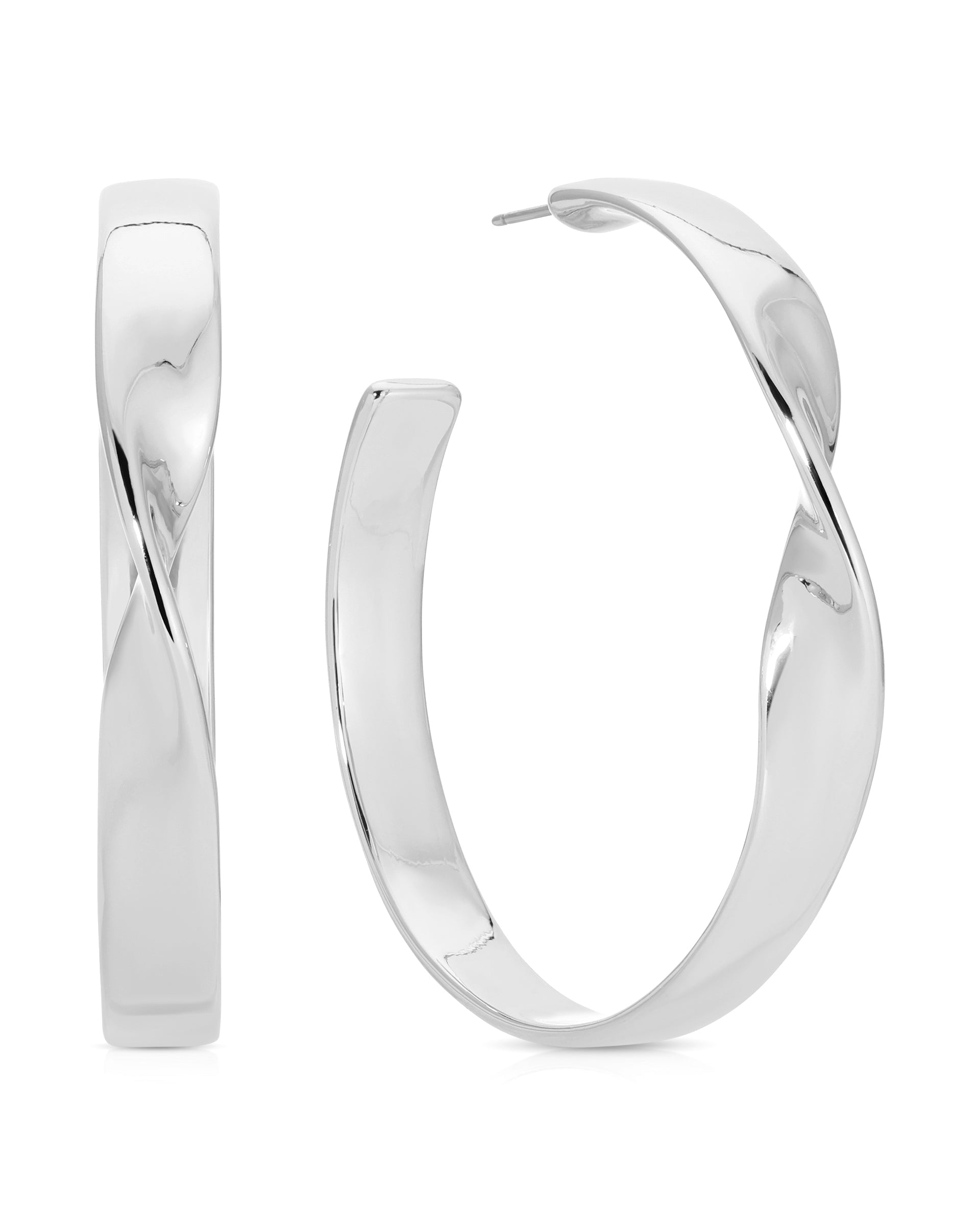 Heirloom Twist Large Hoops