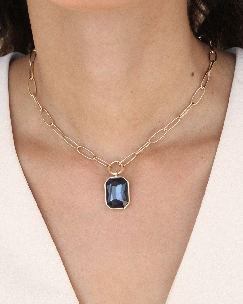 Deco Pendant Necklace