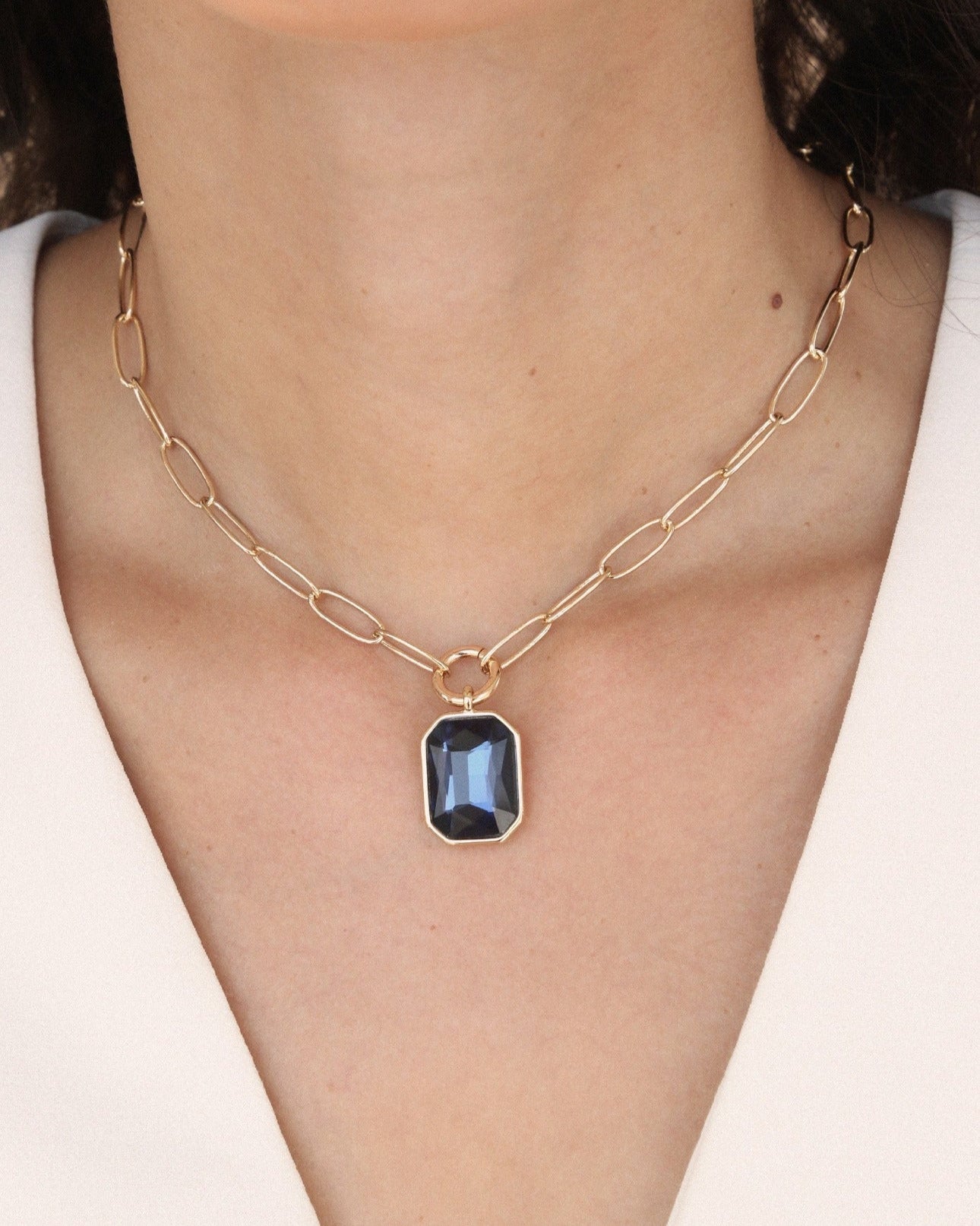 Deco Pendant Necklace