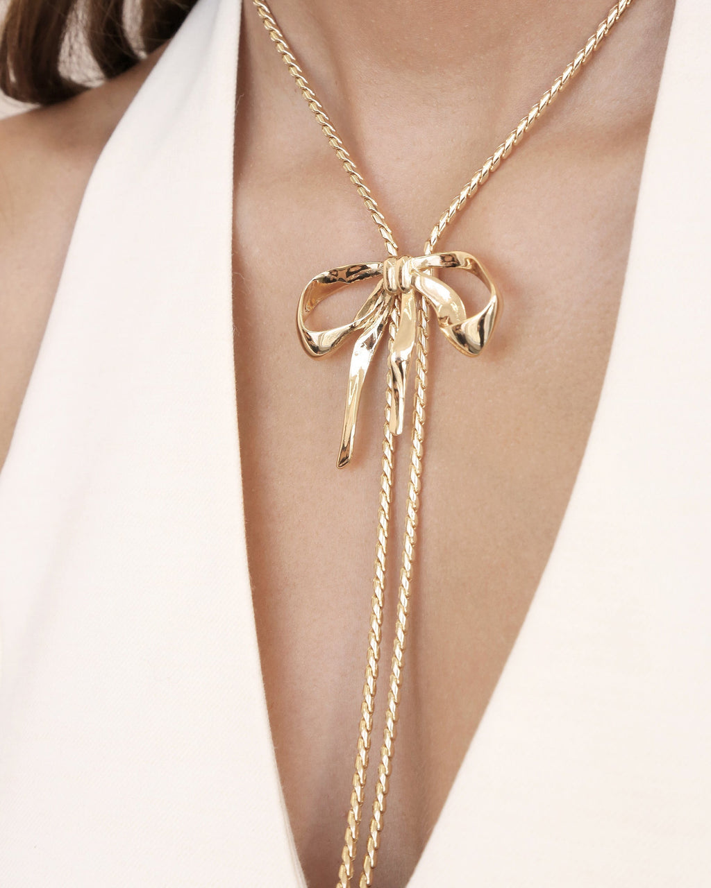 Bow Organica Bolo Necklace