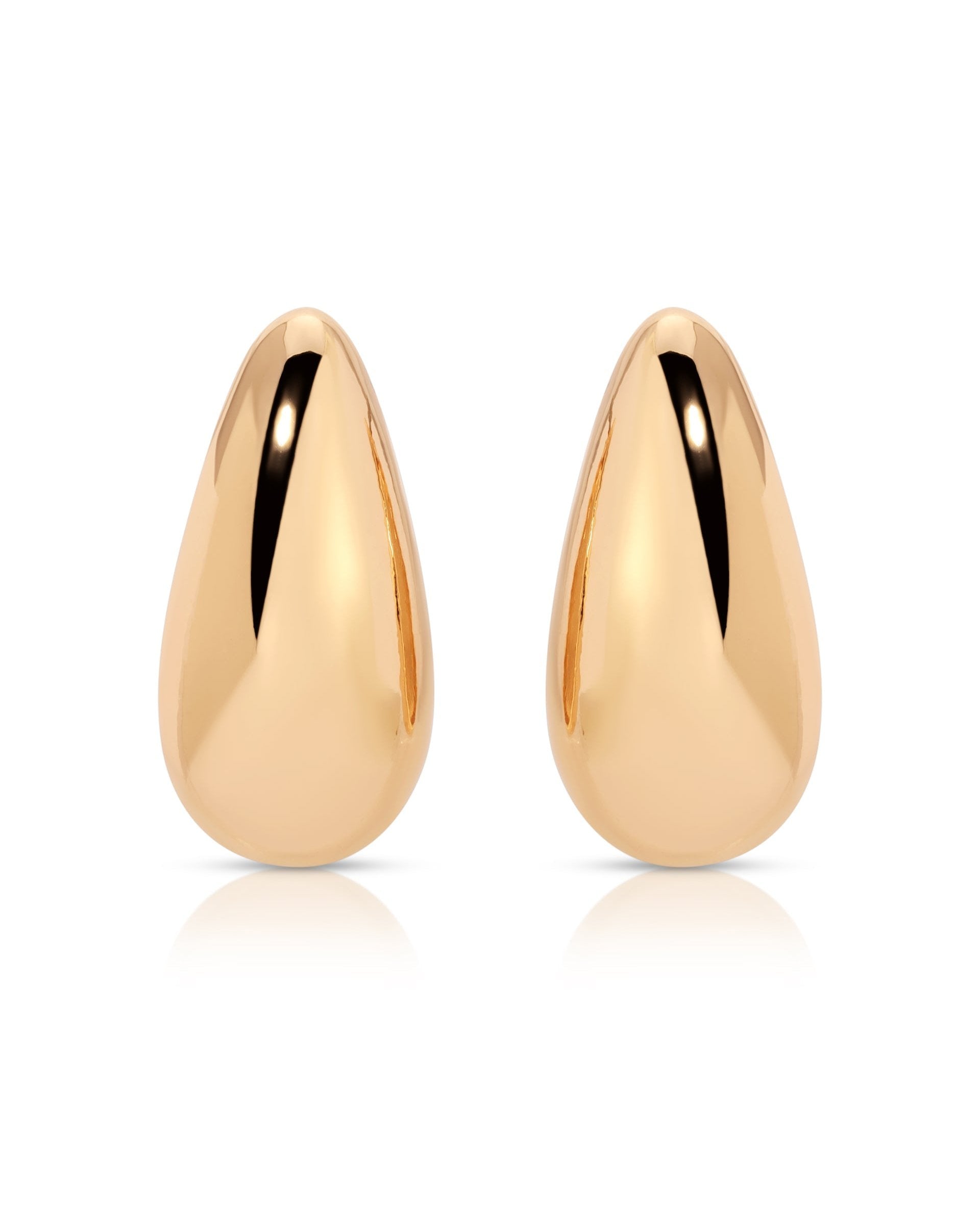 Golden Teardrop Earrings