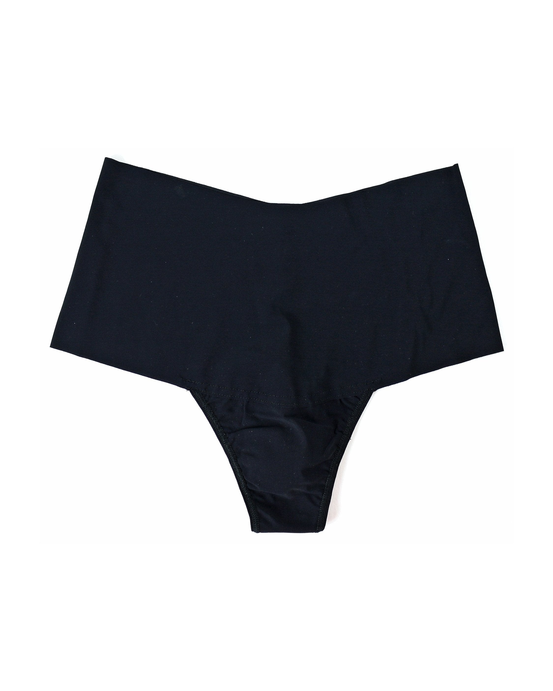 BreatheSoft® High Rise Thong Black