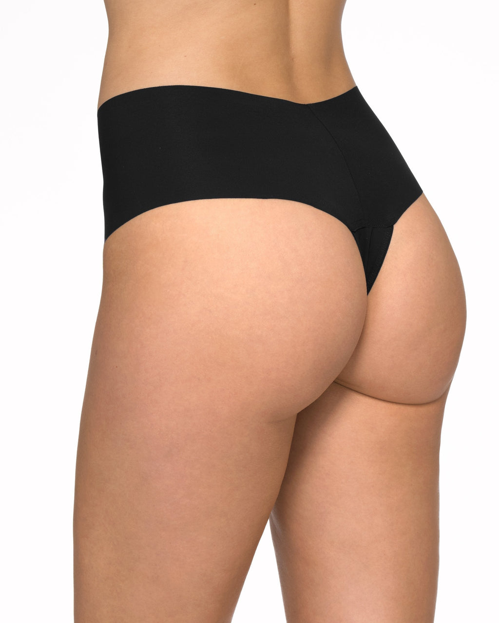 BreatheSoft® High Rise Thong Black