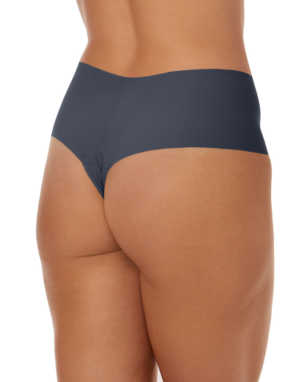 BreatheSoft® High Rise Thong Granite Grey