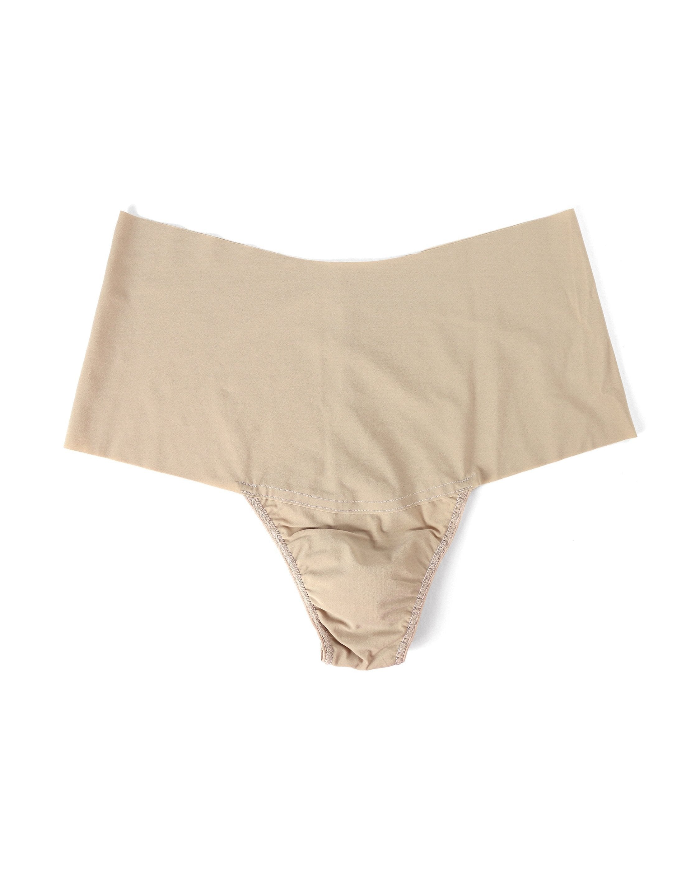 BreatheSoft® High Rise Thong Taupe