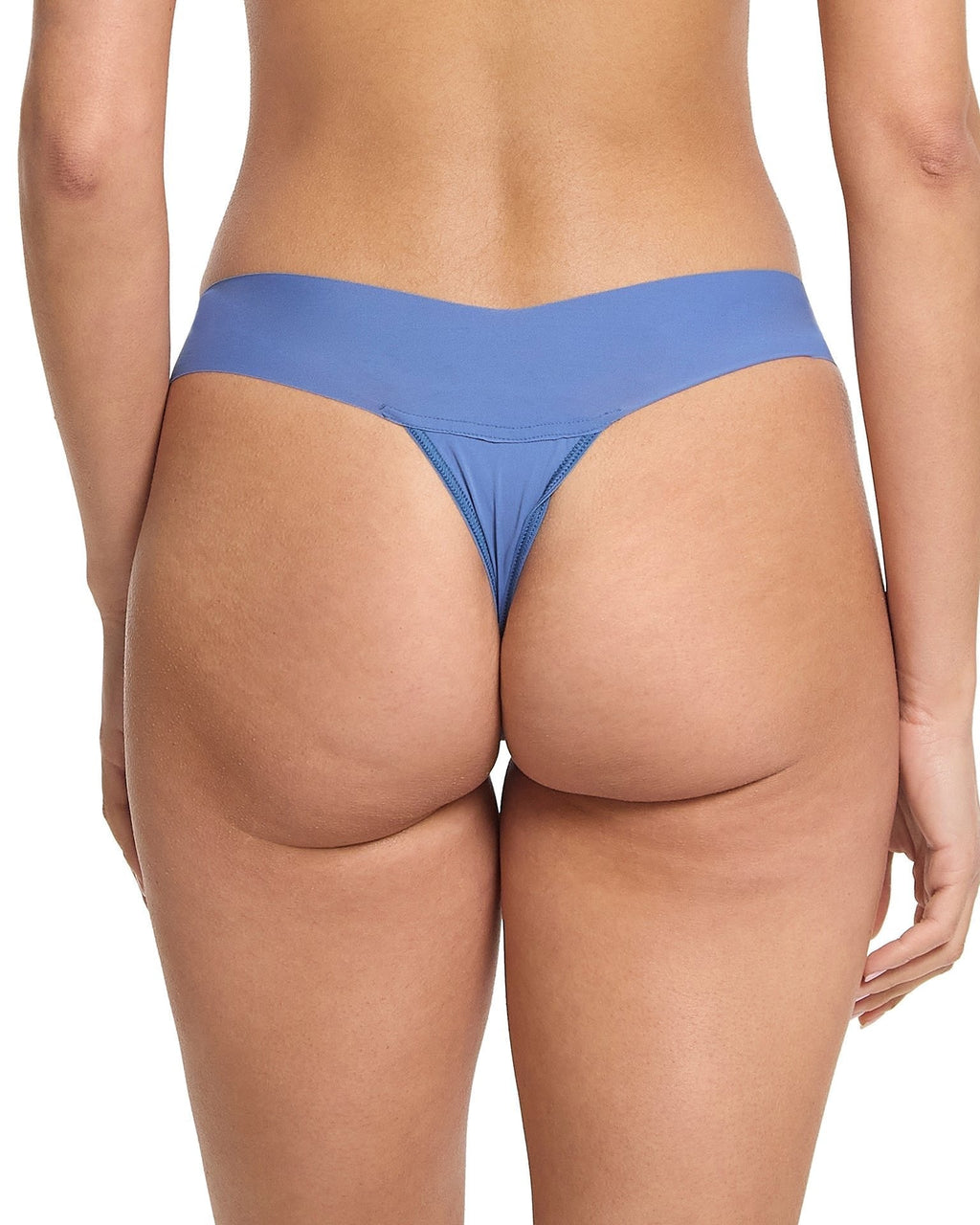 BreatheSoft® Natural Rise Thong Rainy Day Blue