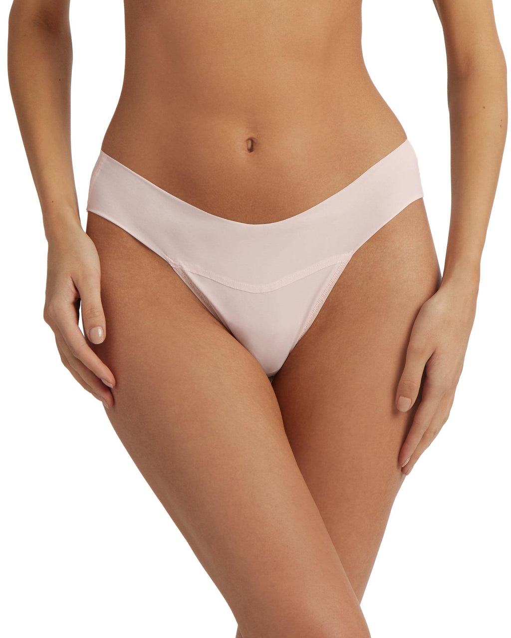 BreatheSoft® Natural Rise Thong Vanilla