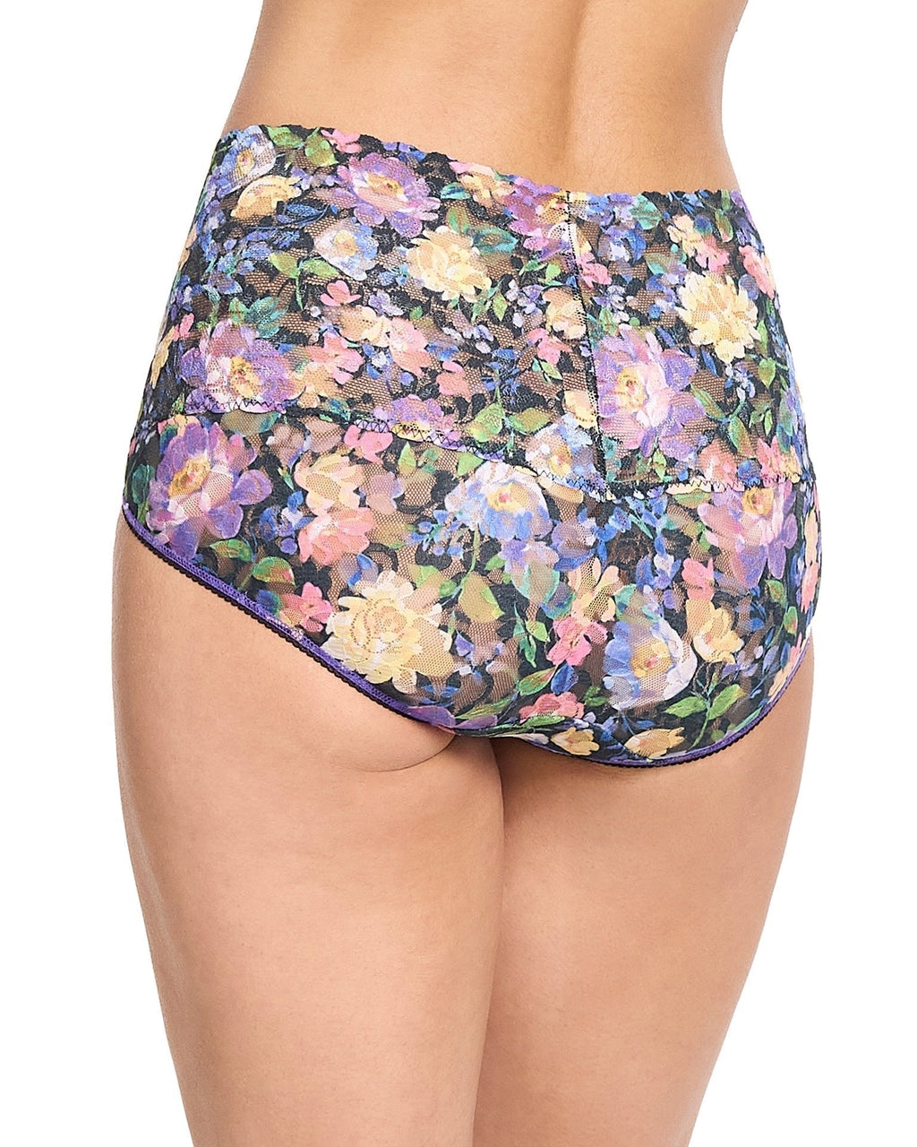 Printed Retro Lace V-Kini Dream Garden