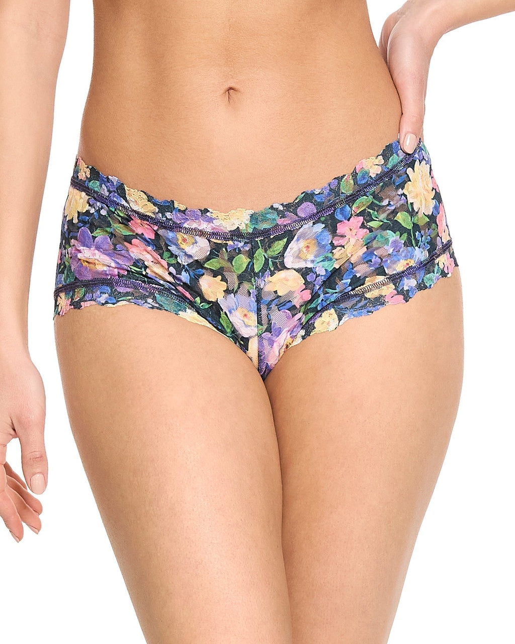 Printed Signature Lace Boyshort Dream Garden
