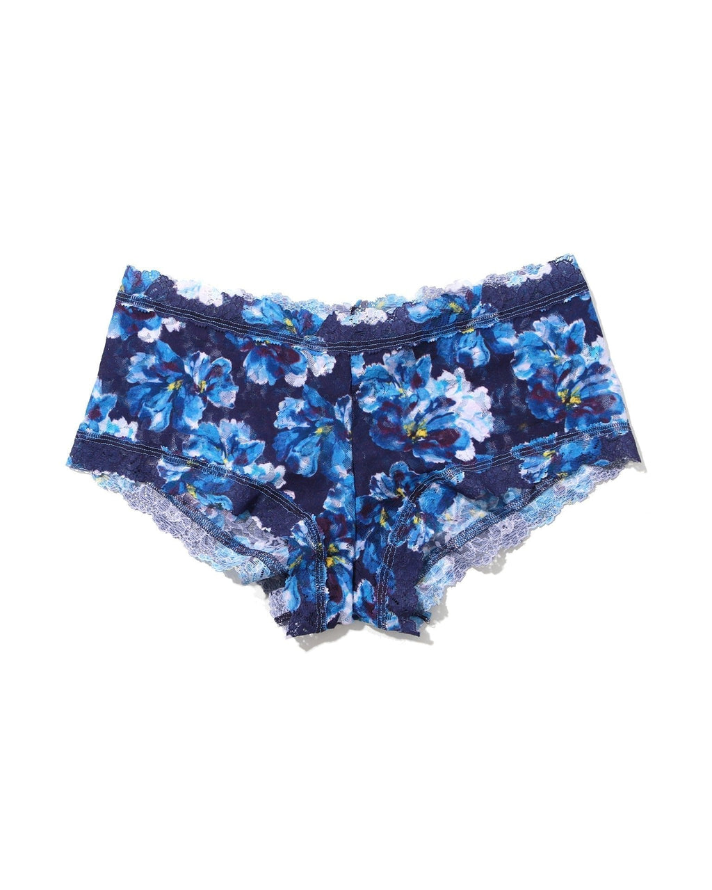 Printed Signature Lace Boyshort Nightfall Purple
