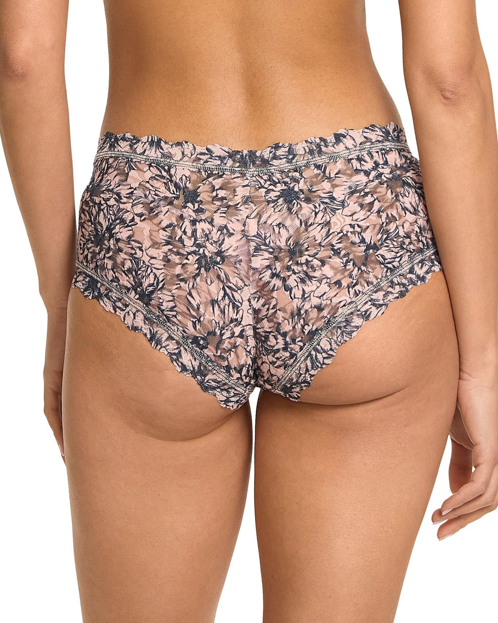 Printed Signature Lace Boyshort Outline