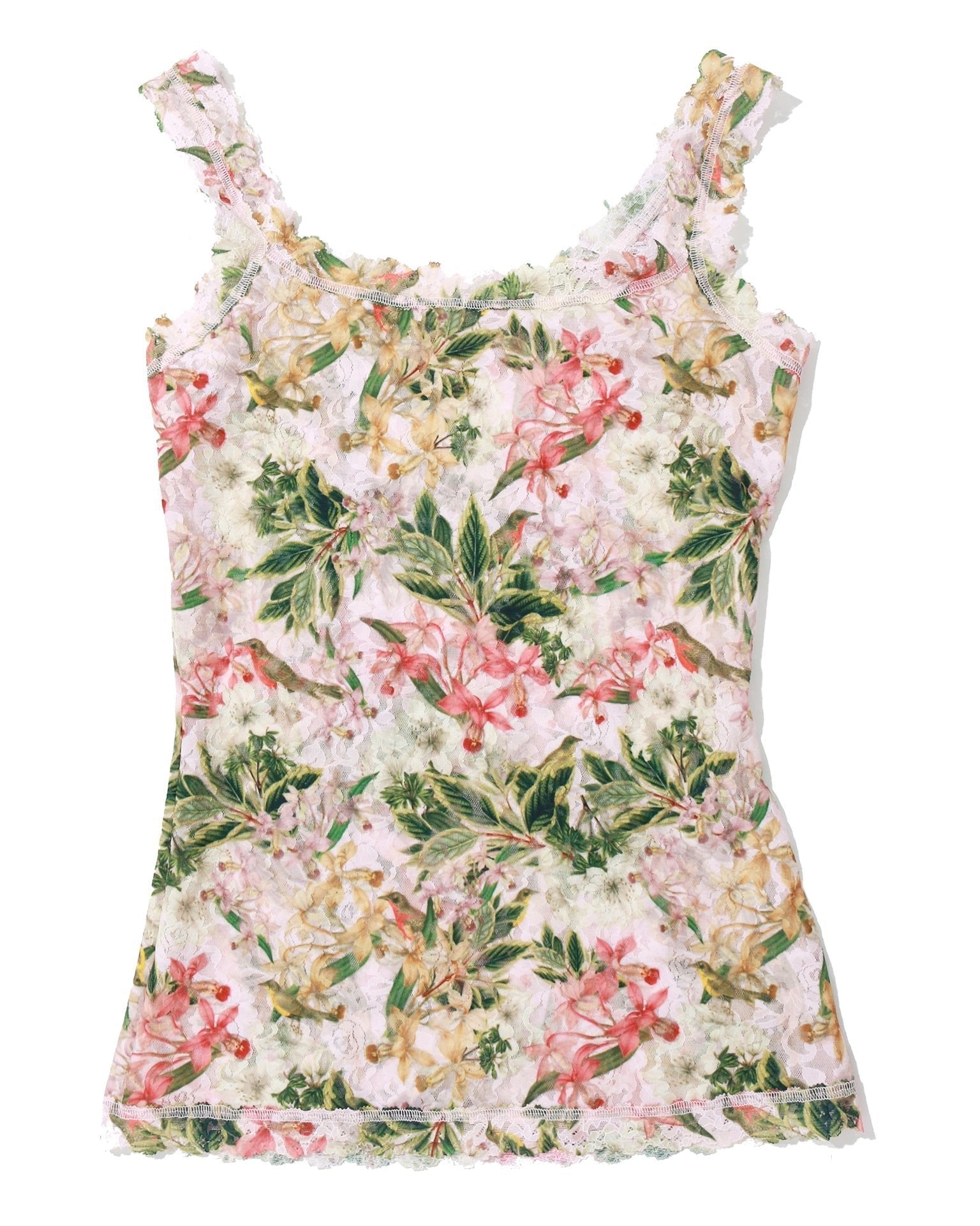 Printed Signature Lace Classic Cami French Garden