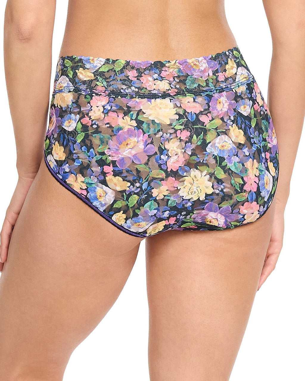 Printed Signature Lace French Brief Dream Garden