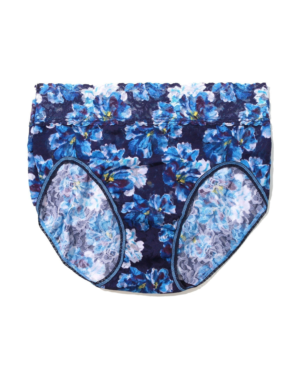 Printed Signature Lace French Brief Nightfall Purple Sale