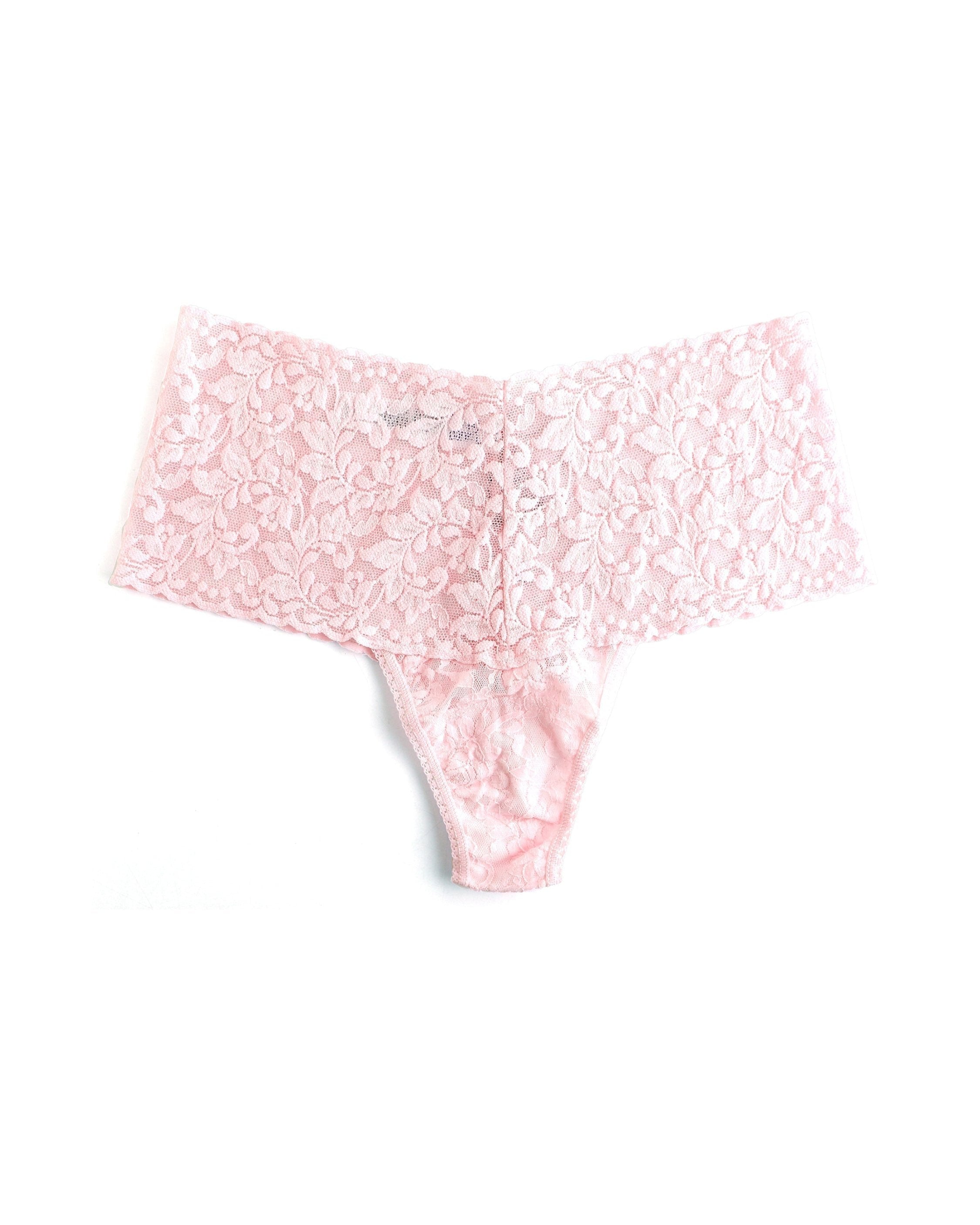 Retro Lace Thong Bliss Pink