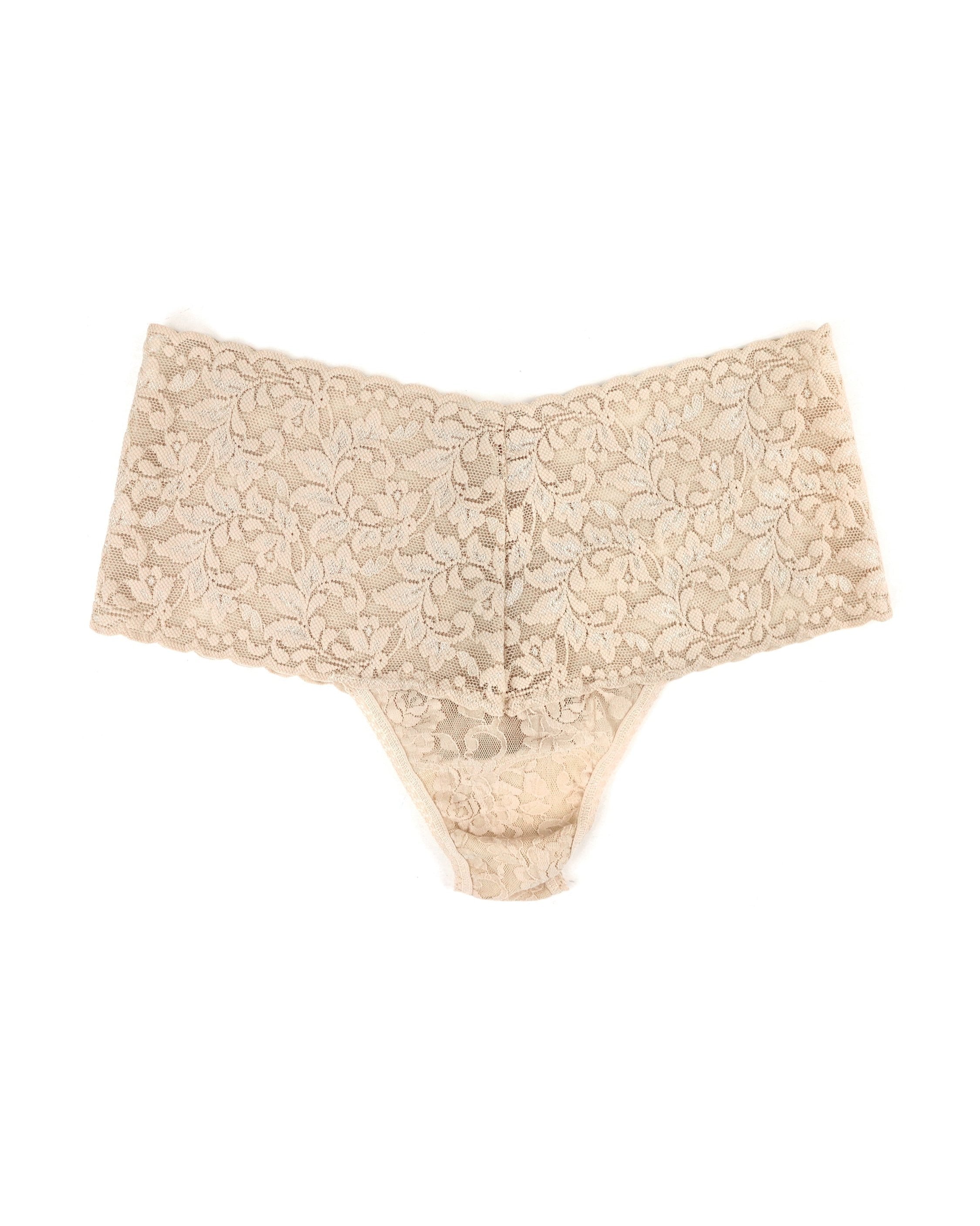 Retro Lace Thong Chai