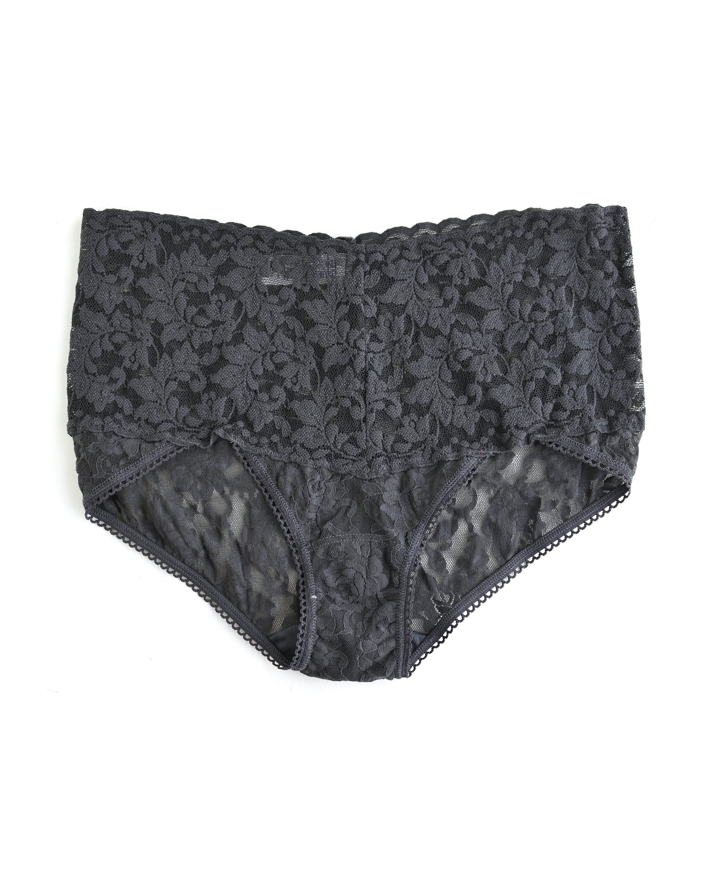 Retro Lace V-Kini Granite Grey