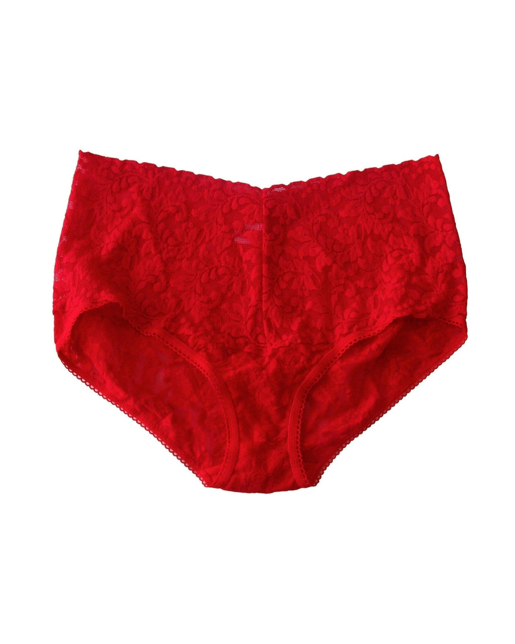 Retro Lace V-Kini Red
