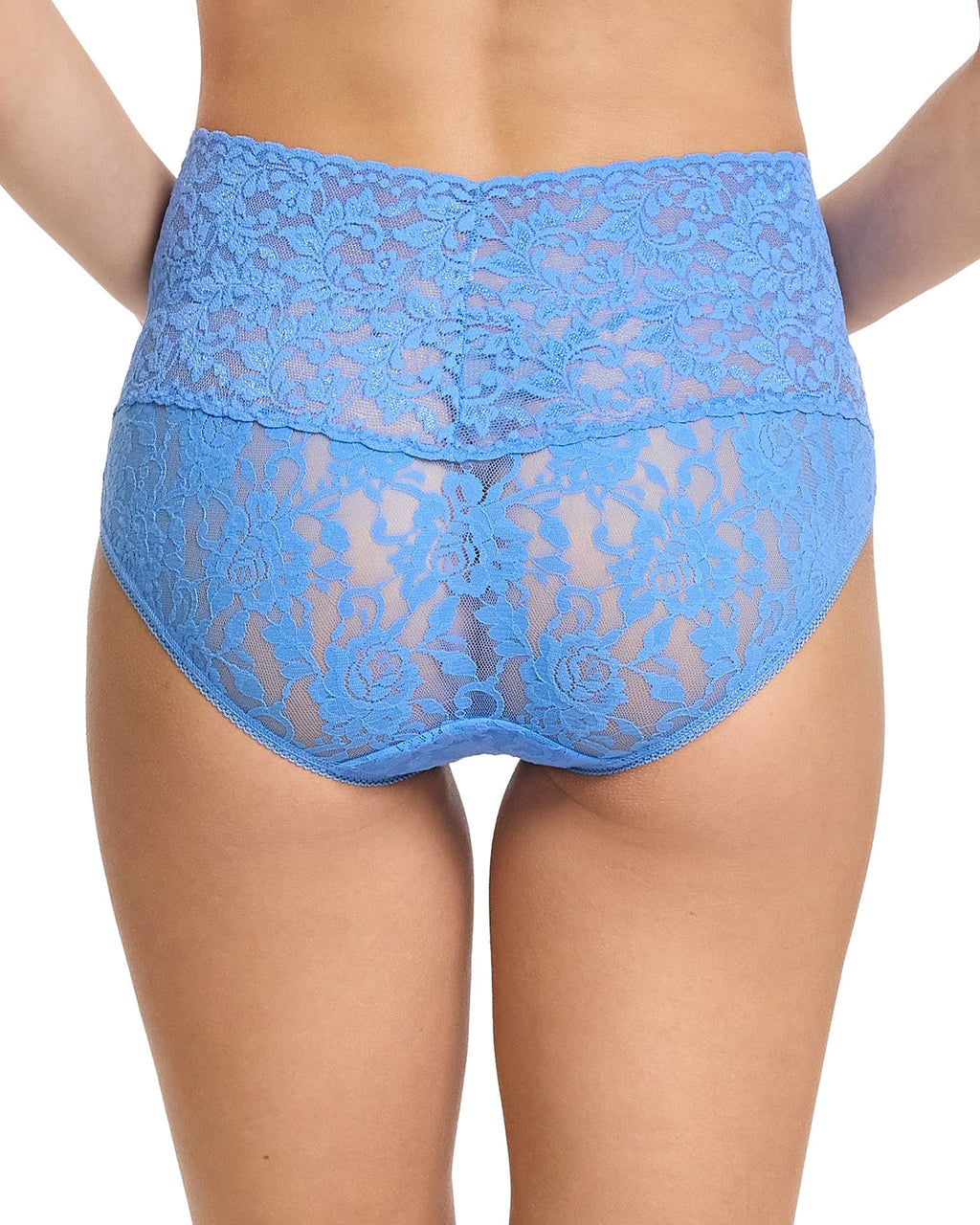 Retro Lace V-Kini Take The Plunge Blue