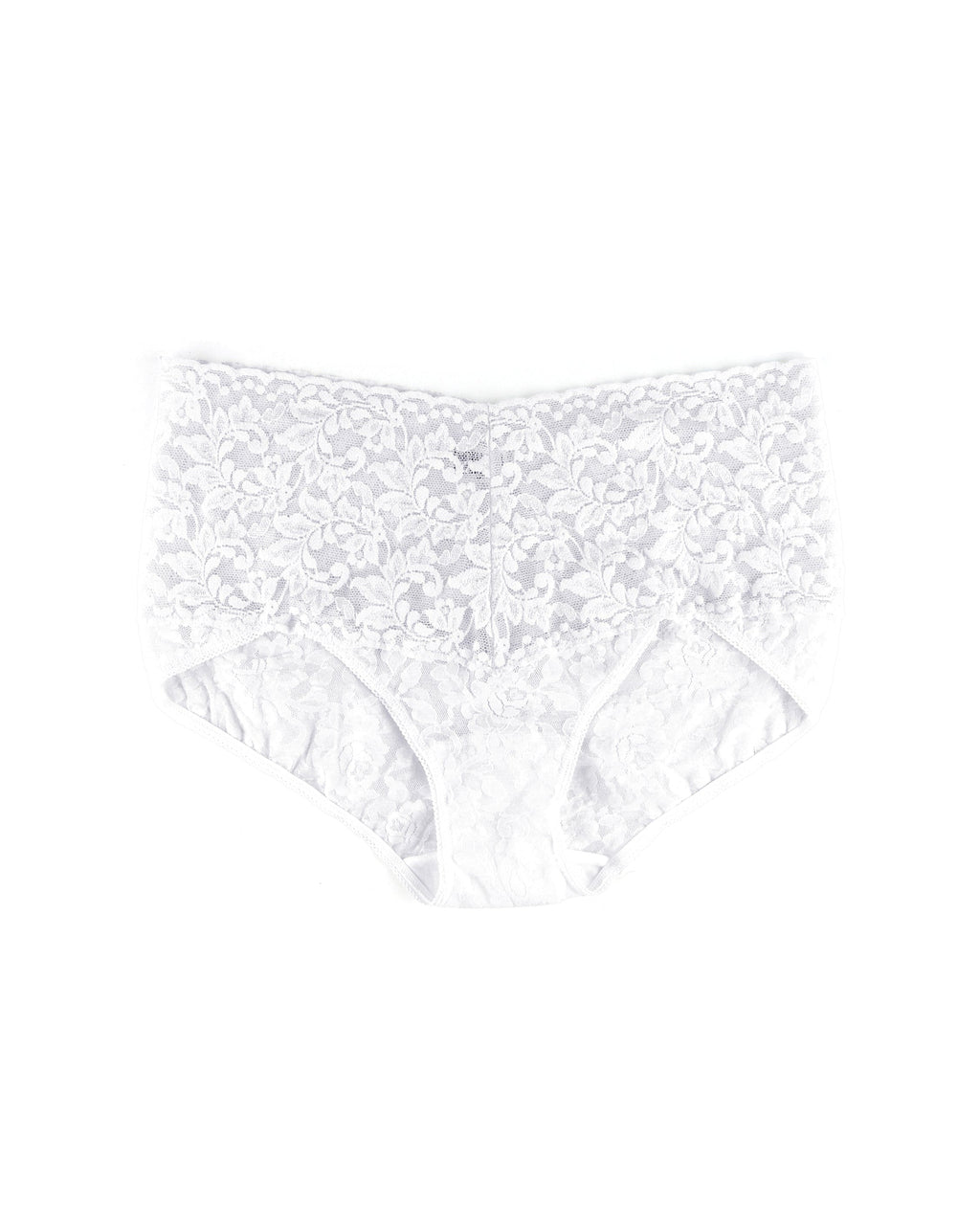 Retro Lace V-Kini White