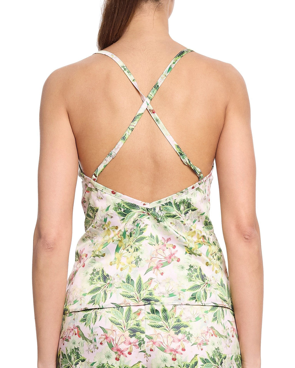 Satin Sleep Cami French Garden