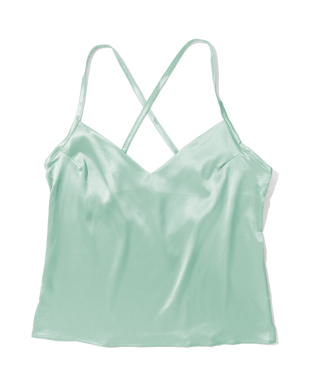 Satin Sleep Cami Green Tea
