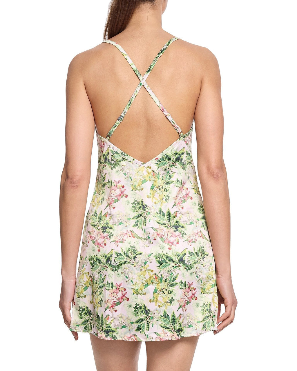 Satin Sleep Chemise French Garden