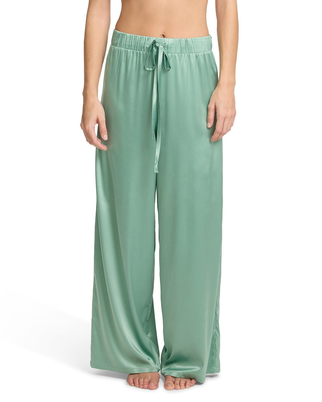 Satin Sleep Pant Green Tea