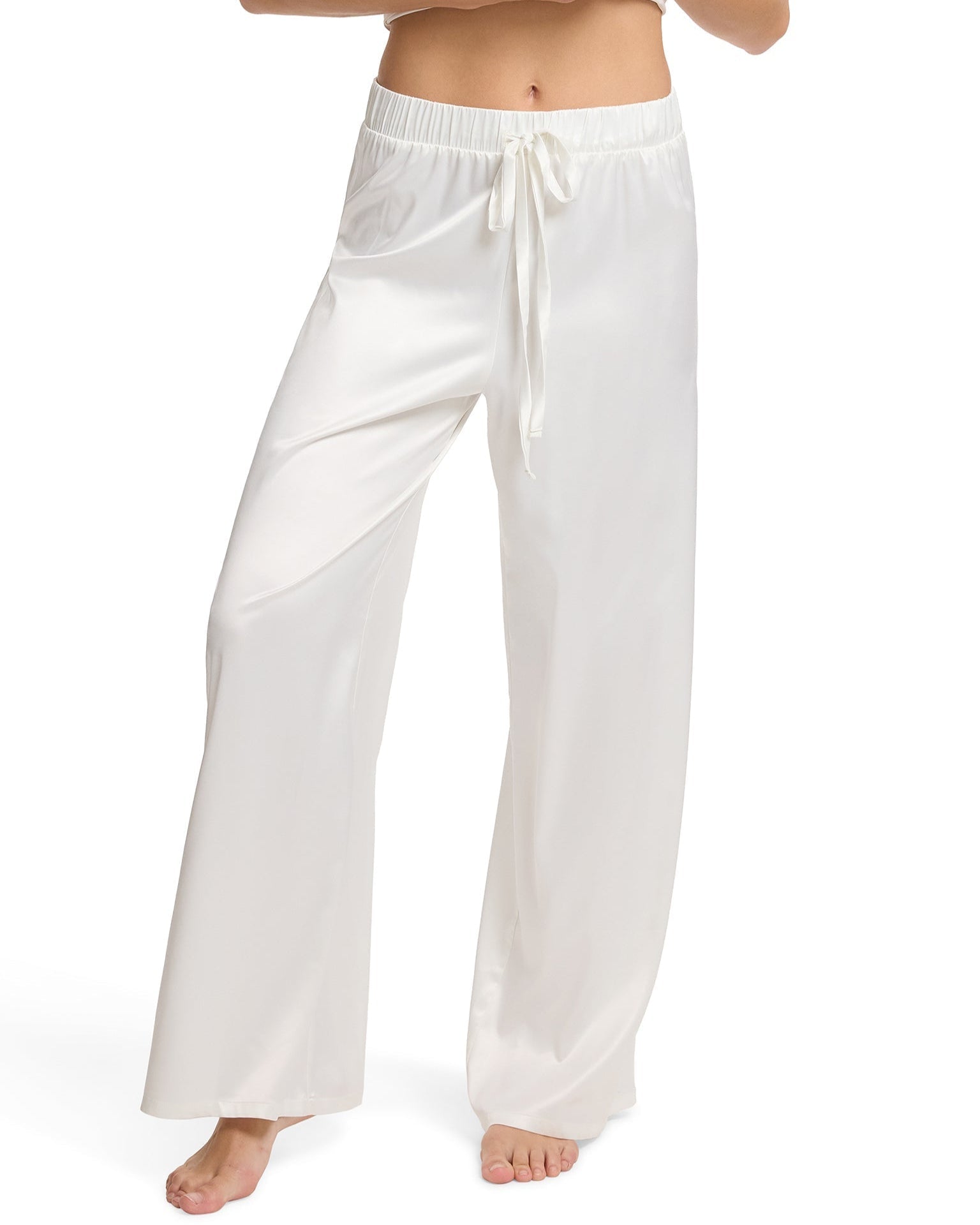 Satin Sleep Pant Light Ivory