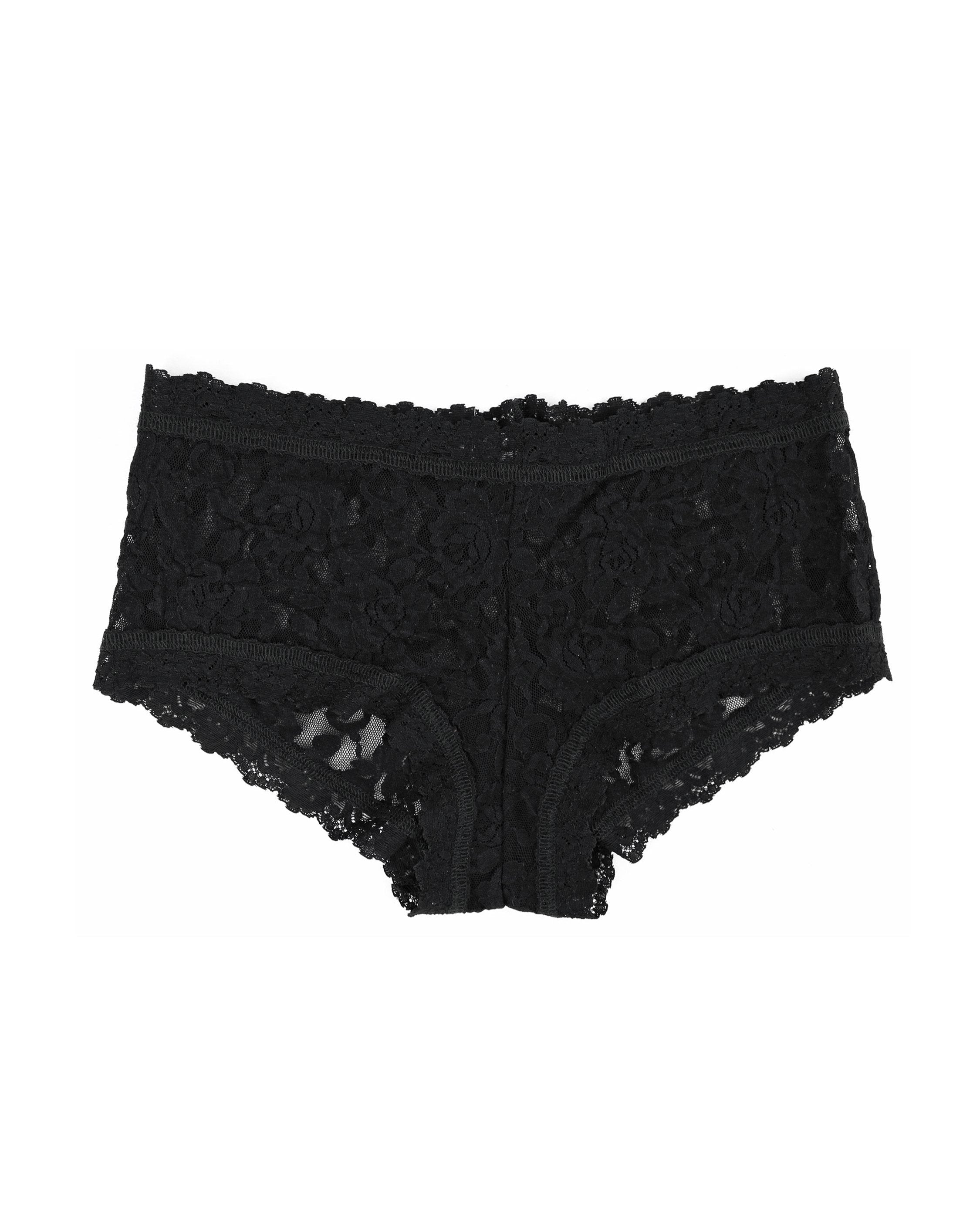 Signature Lace Boyshort Black