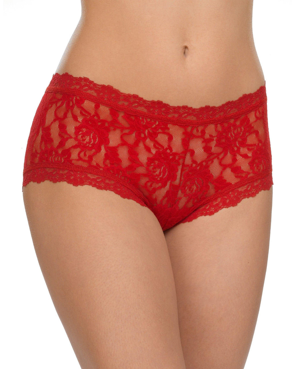 Signature Lace Boyshort Red