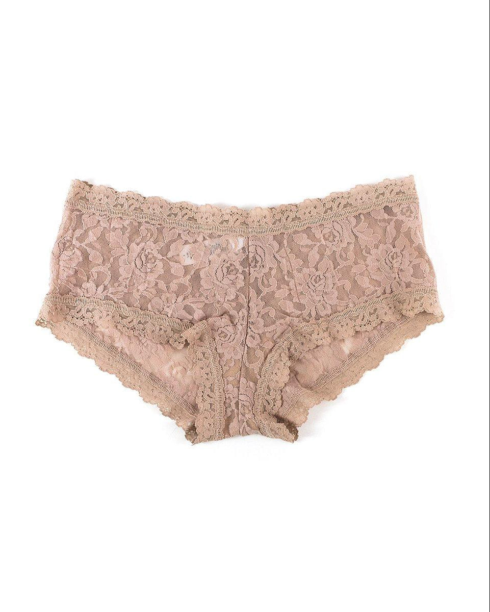 Signature Lace Boyshort Taupe