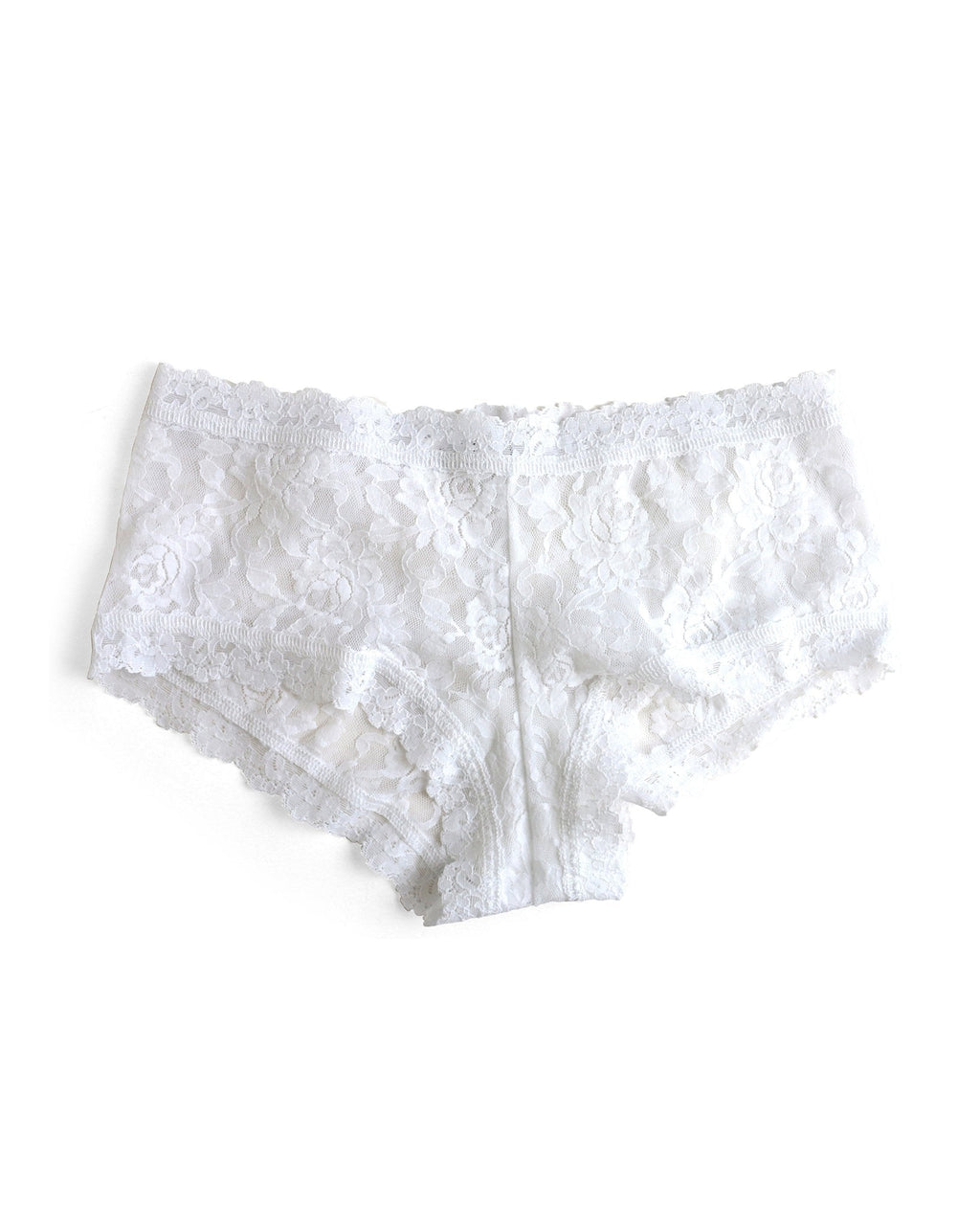 Signature Lace Boyshort White