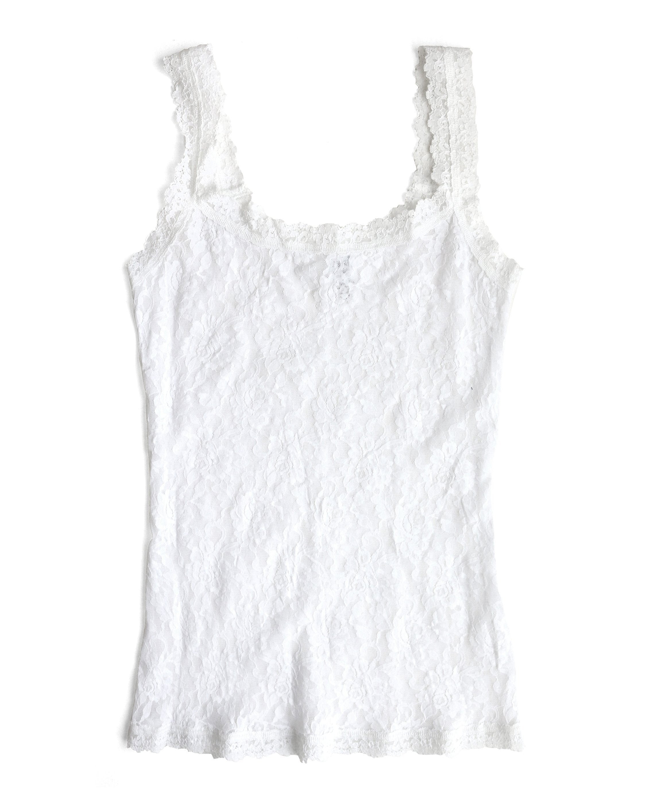 Signature Lace Classic Cami White