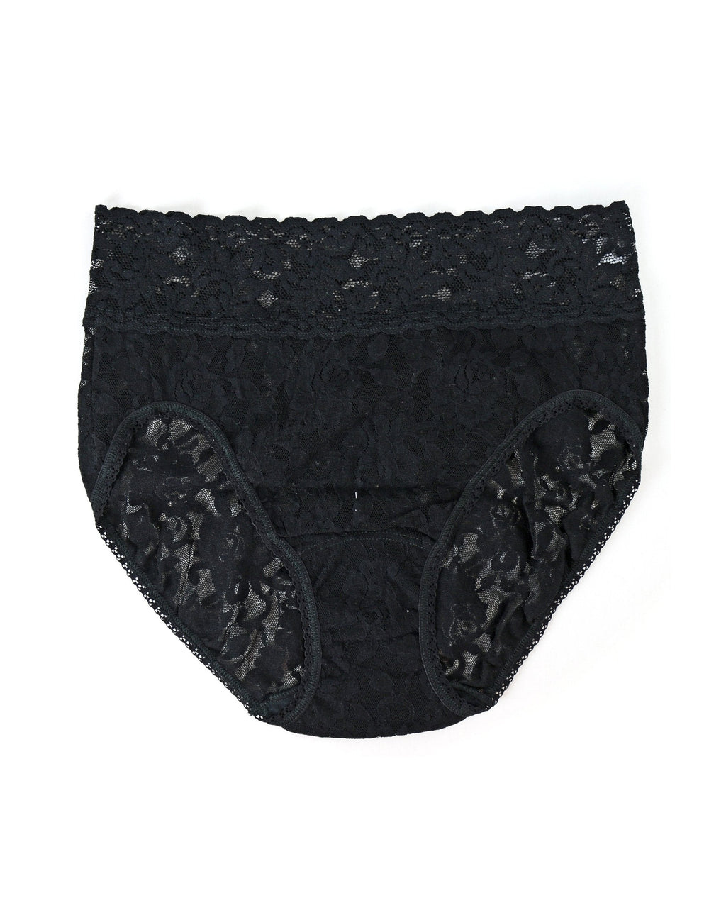 Signature Lace French Brief Black