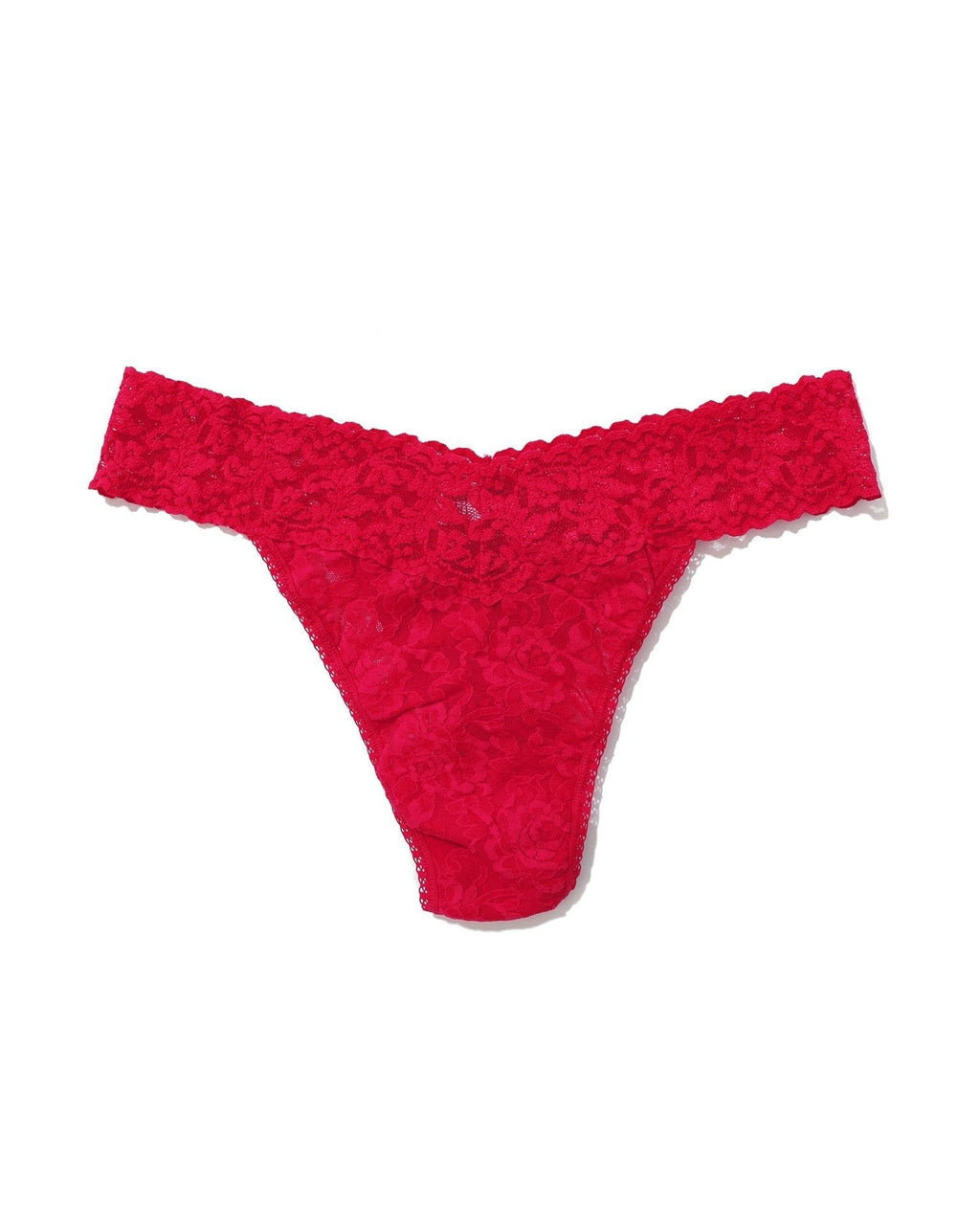 Signature Lace Original Rise Thong Beet Juice Red