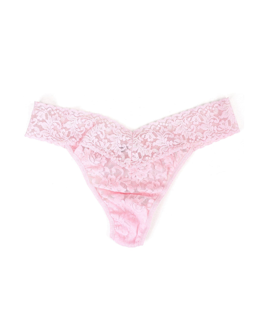 Signature Lace Original Rise Thong Bliss Pink