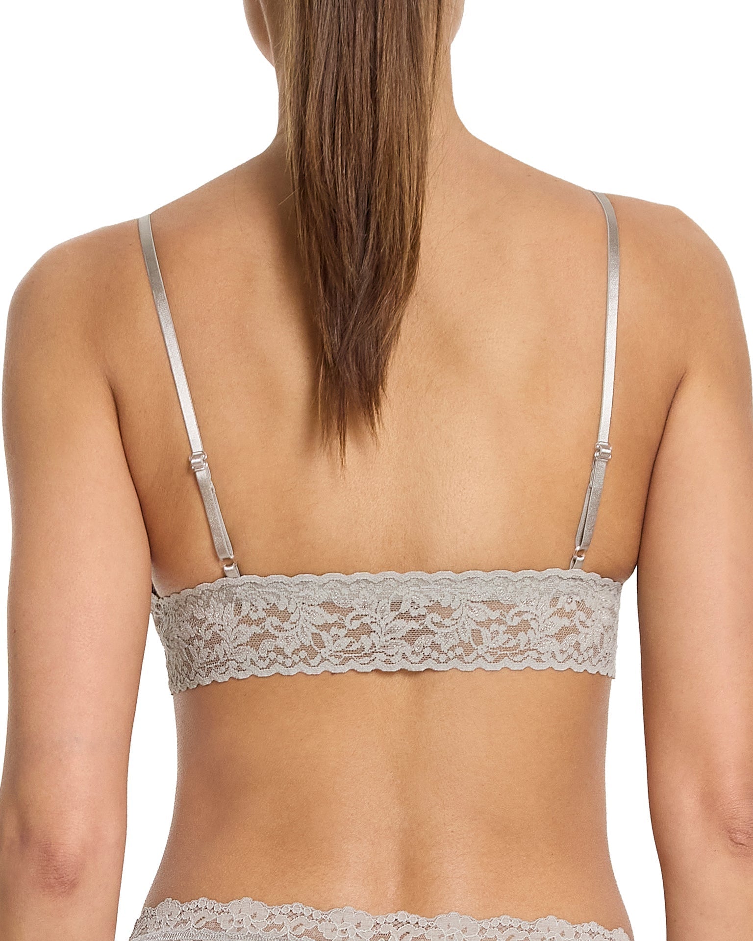Signature Lace Padded Triangle Bralette Sleep In Grey Sale