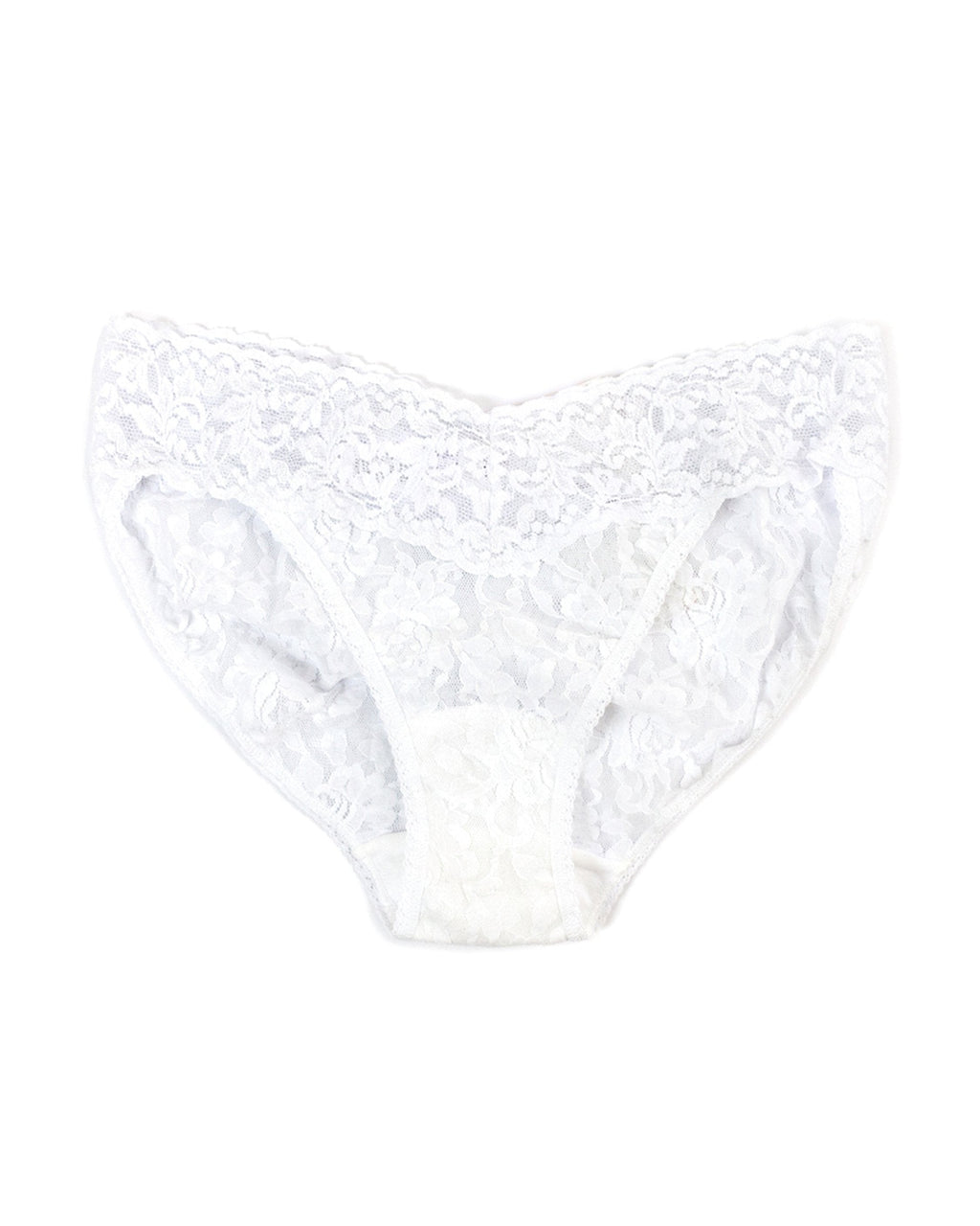 Signature Lace V-Kini White