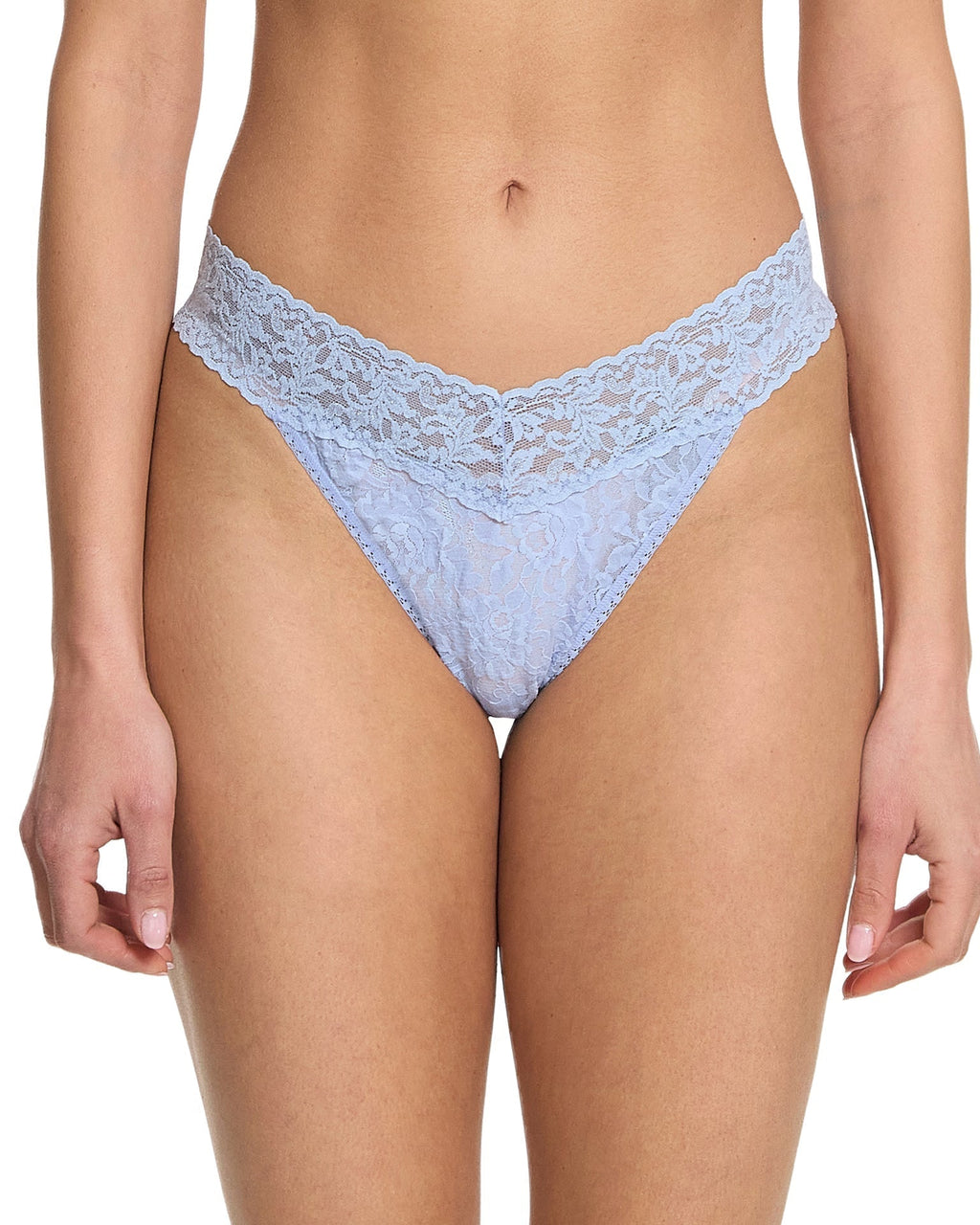 Signature Lace® Original Rise Thong Clarity Blue