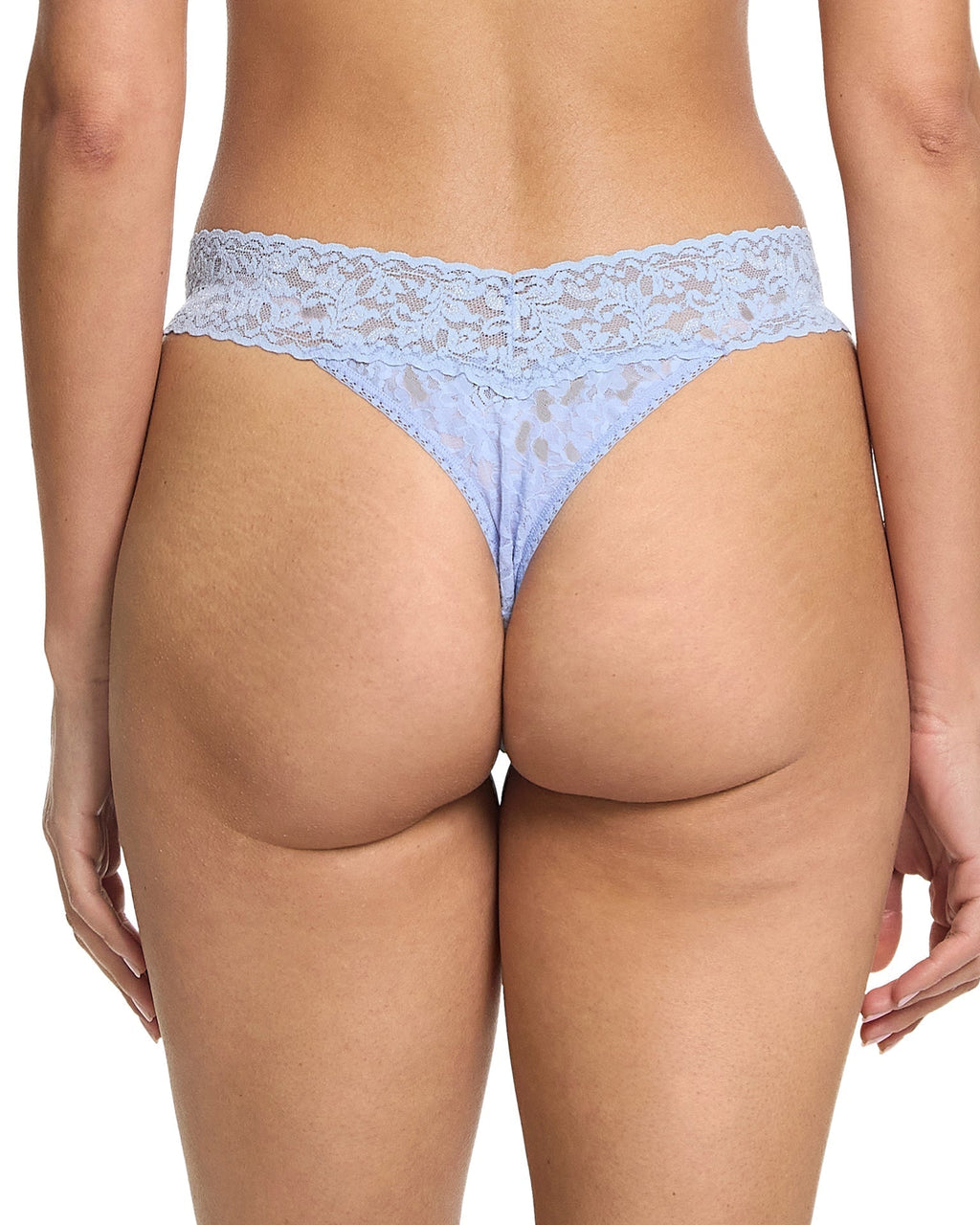Signature Lace® Original Rise Thong Clarity Blue