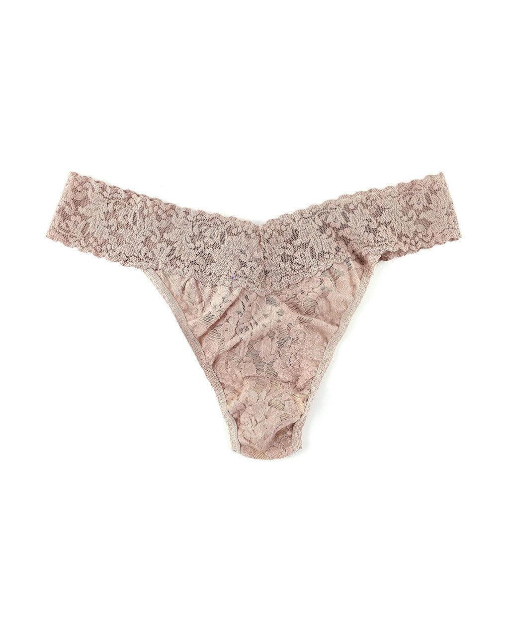 Signature Lace® Original Rise Thong Taupe