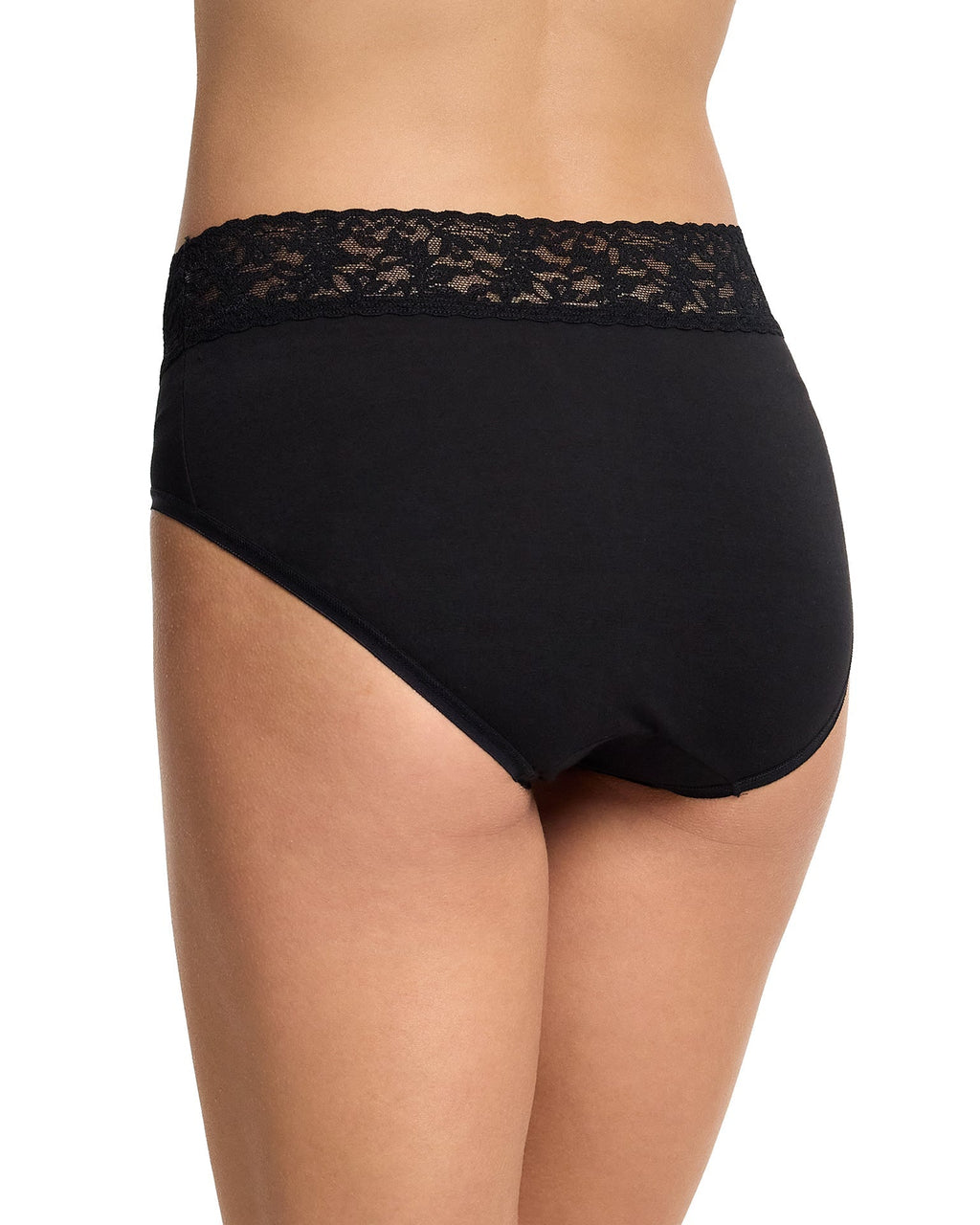 Supima® Cotton French Brief Black