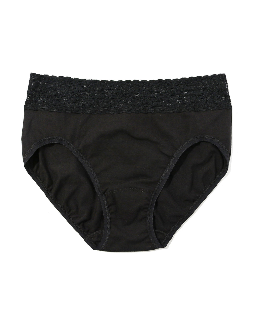 Supima® Cotton French Brief Black